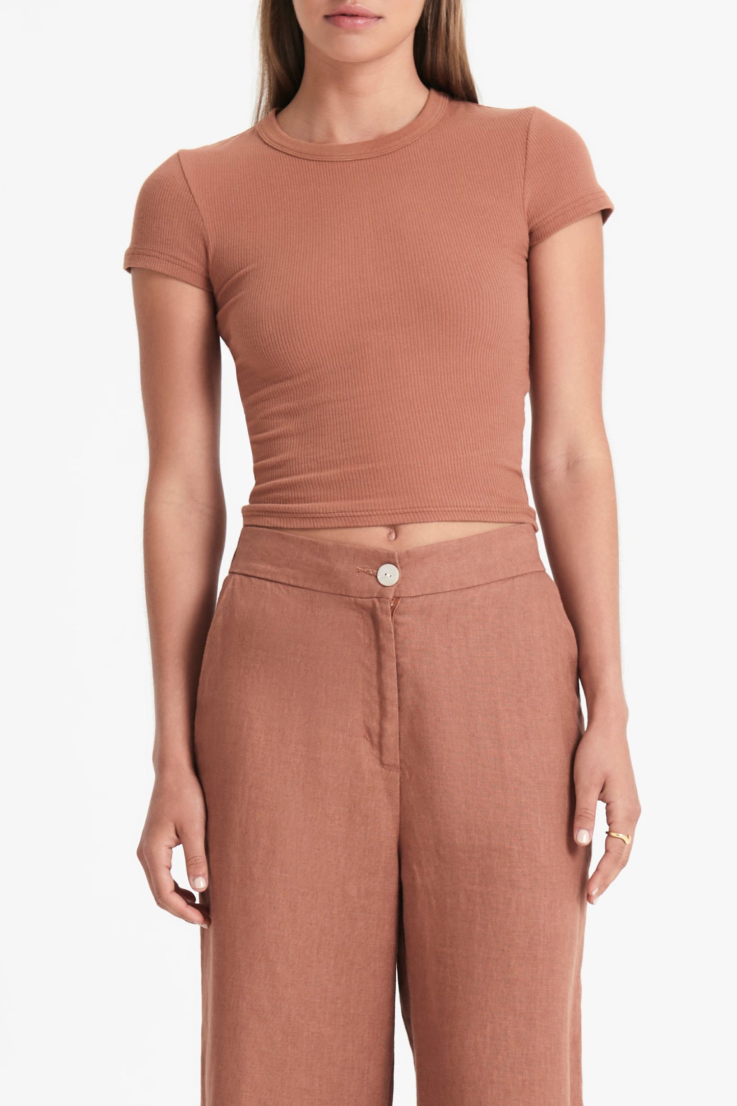 MONROE ORGANIC RIB TEE