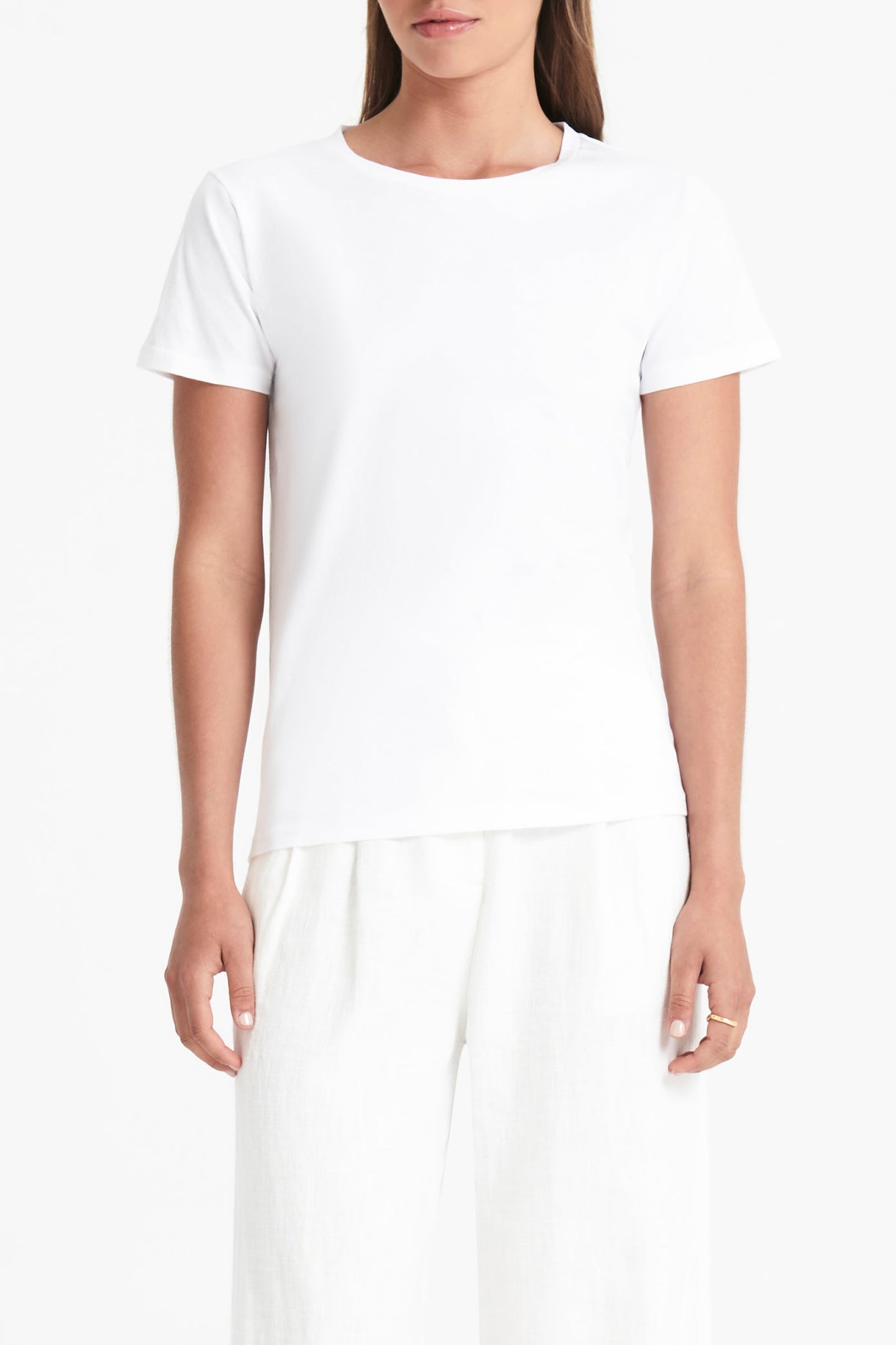 HARPER ORGANIC CREW NECK TEE