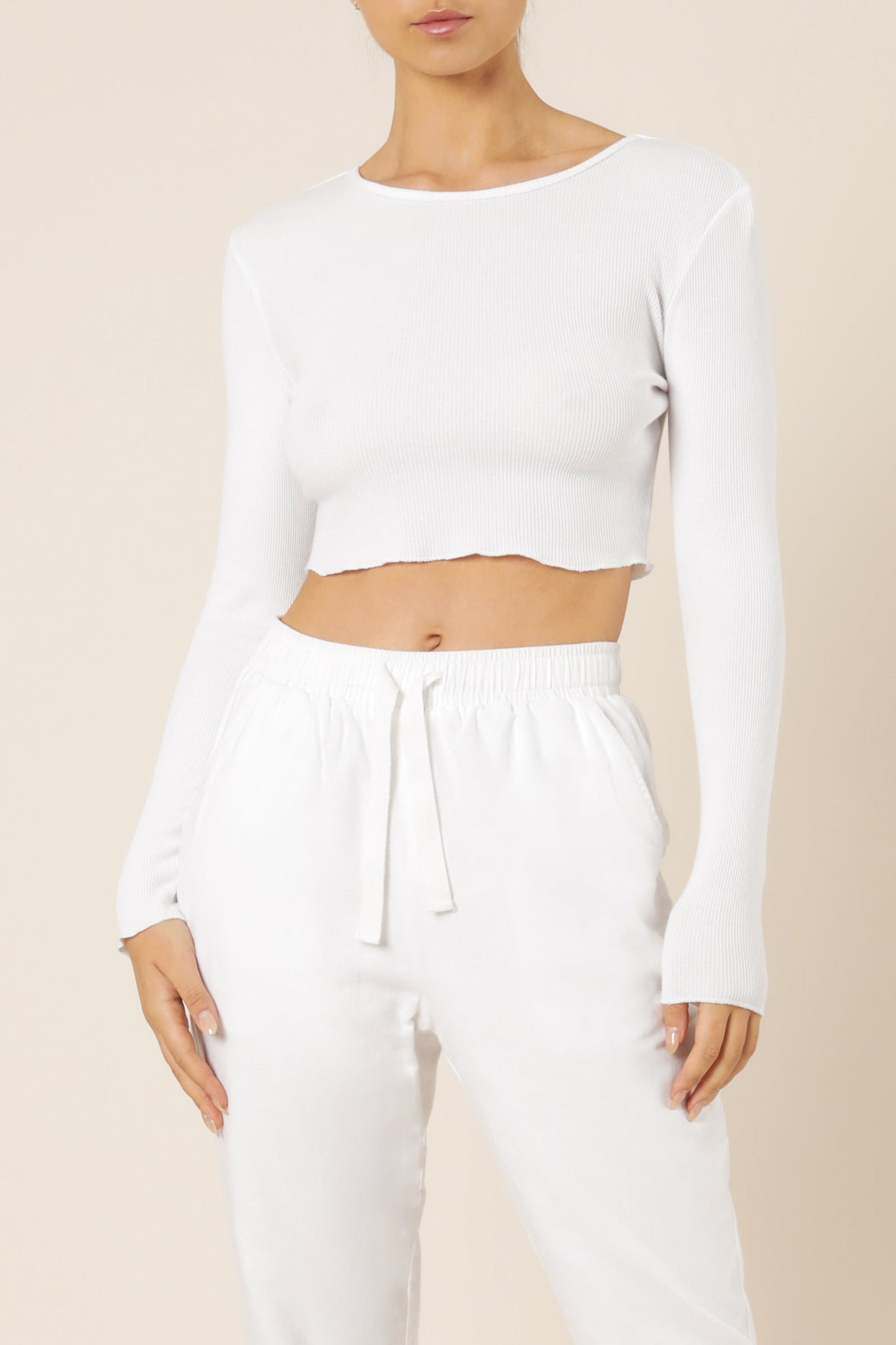 CAMERON WAFFLE LS TEE