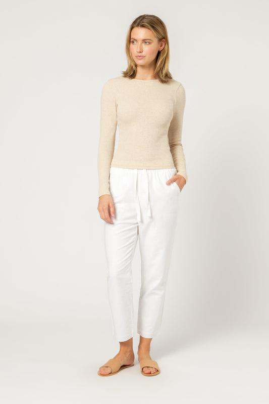 CHARLIE LS RIB TEE
