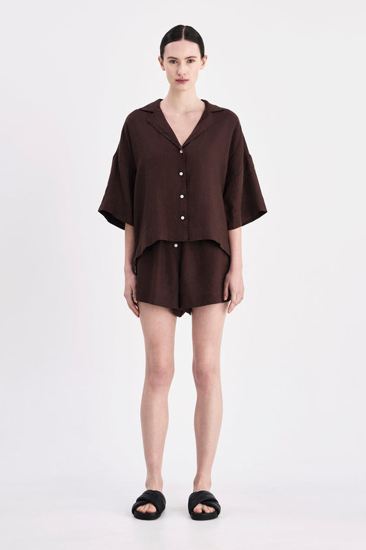 LOUNGE LINEN SHORT