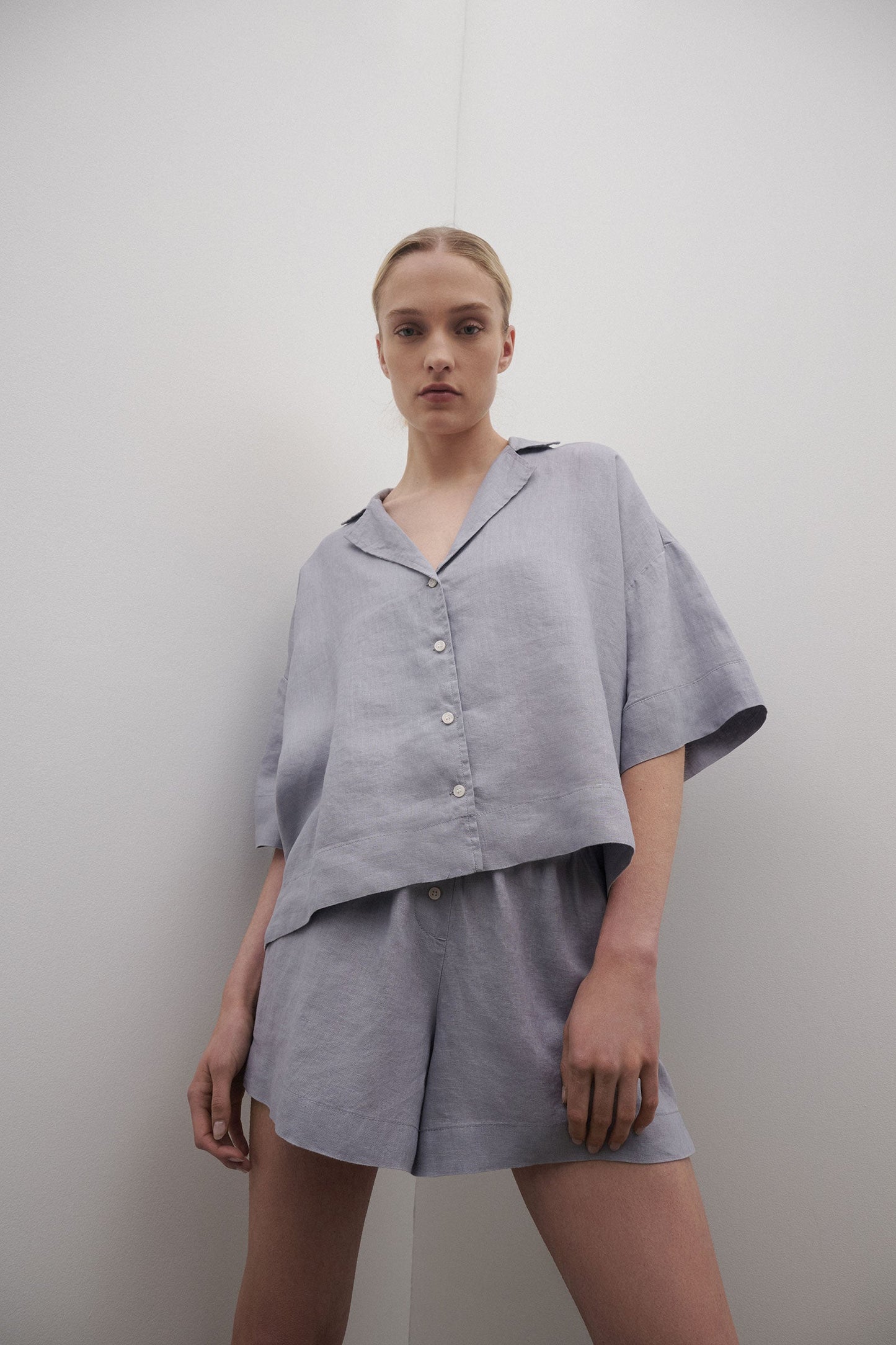 LOUNGE LINEN SHIRT