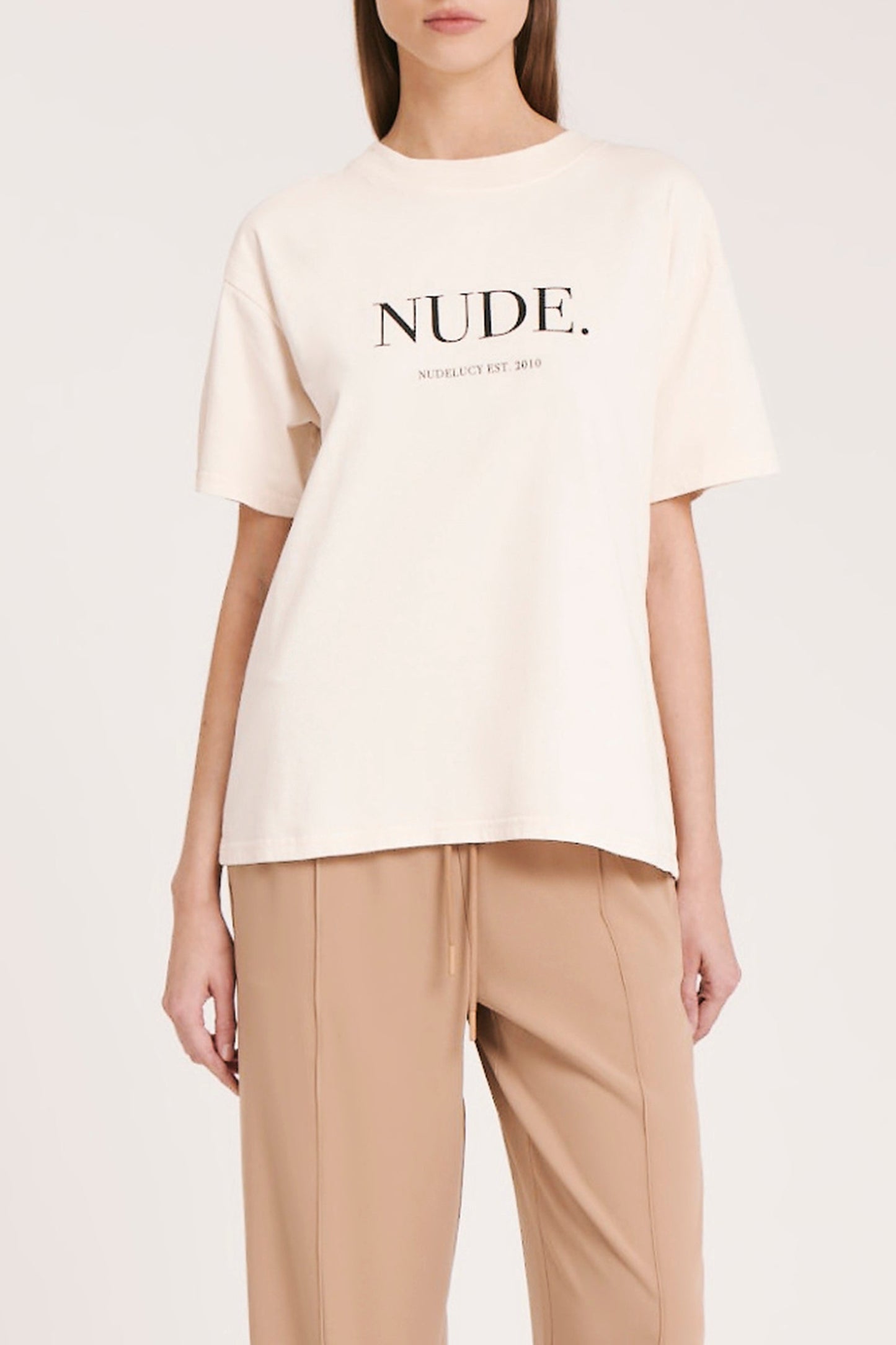 NUDE. ORGANIC BOYFRIEND TEE