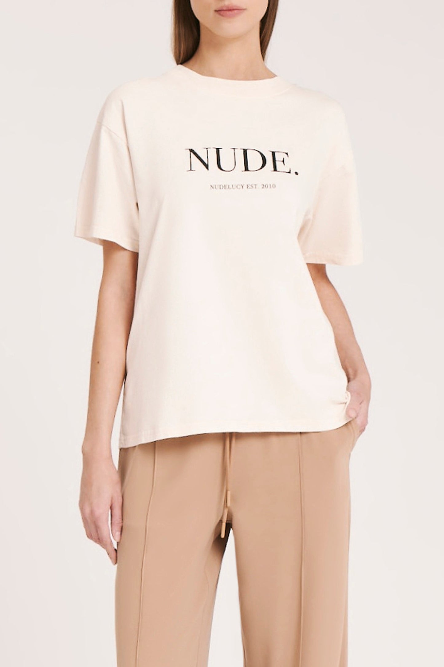 NUDE. ORGANIC BOYFRIEND TEE