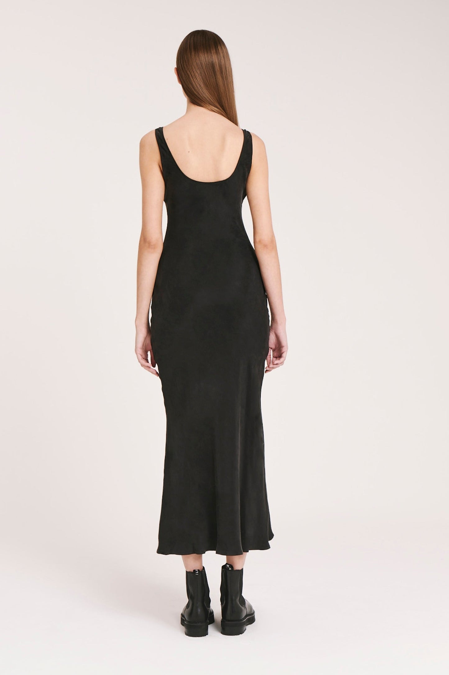 INES CUPRO SLIP DRESS