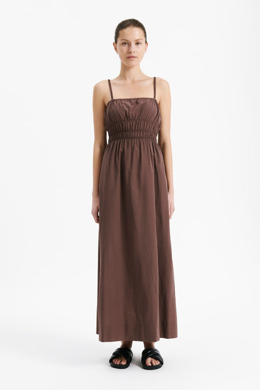 AKIRA POPLIN MAXI DRESS