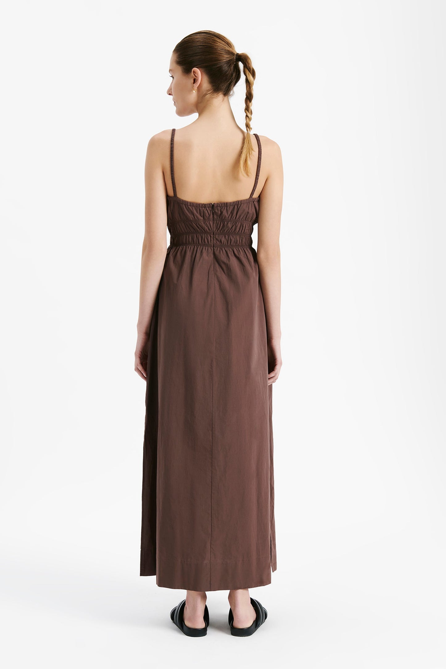 AKIRA POPLIN MAXI DRESS