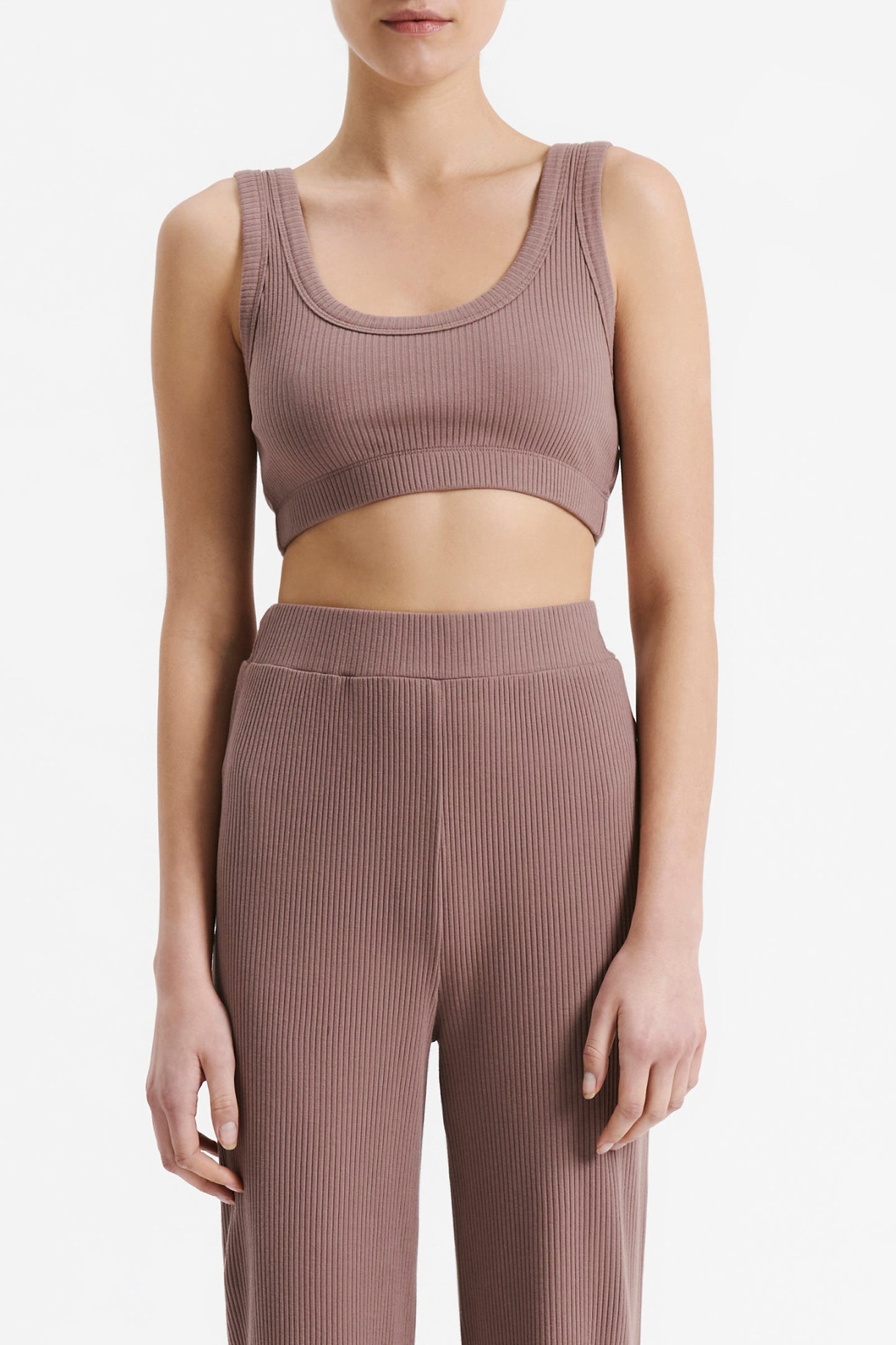 LOUNGE RIBBED CROP