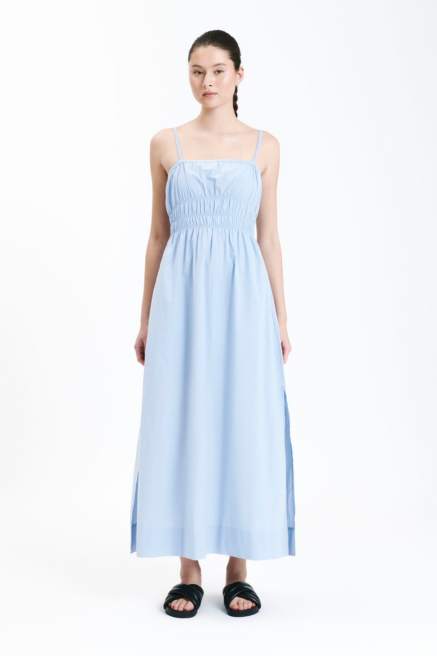 AKIRA POPLIN MAXI DRESS
