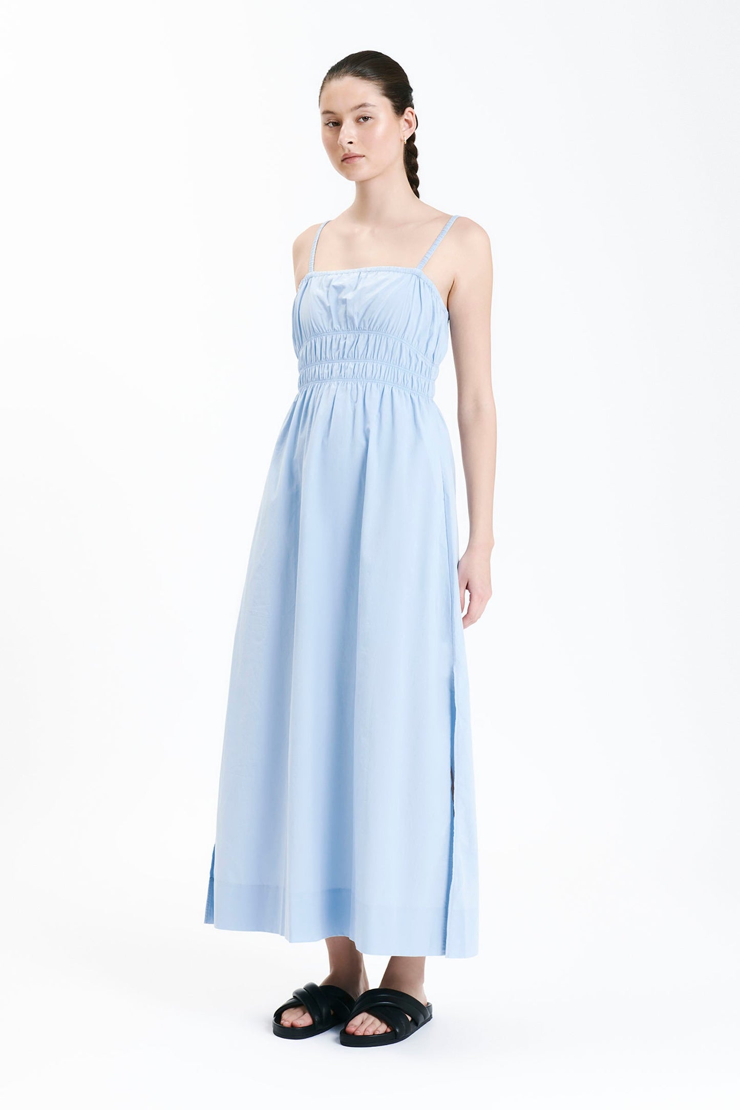 AKIRA POPLIN MAXI DRESS