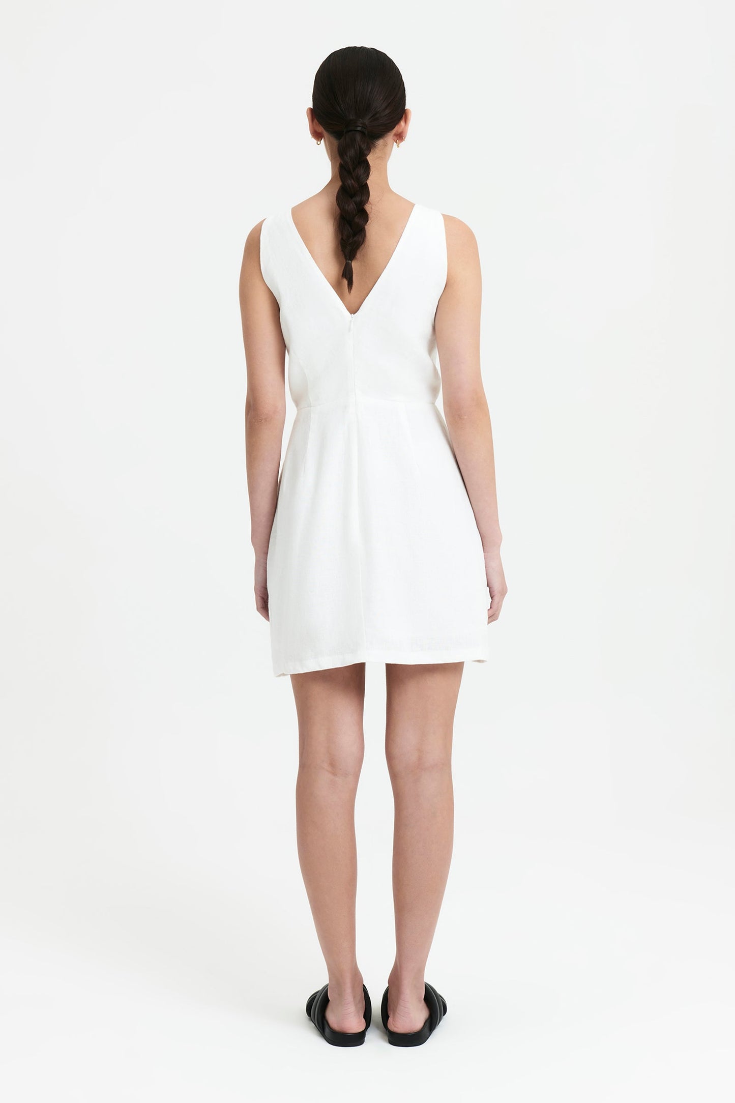SIMA LINEN MINI DRESS