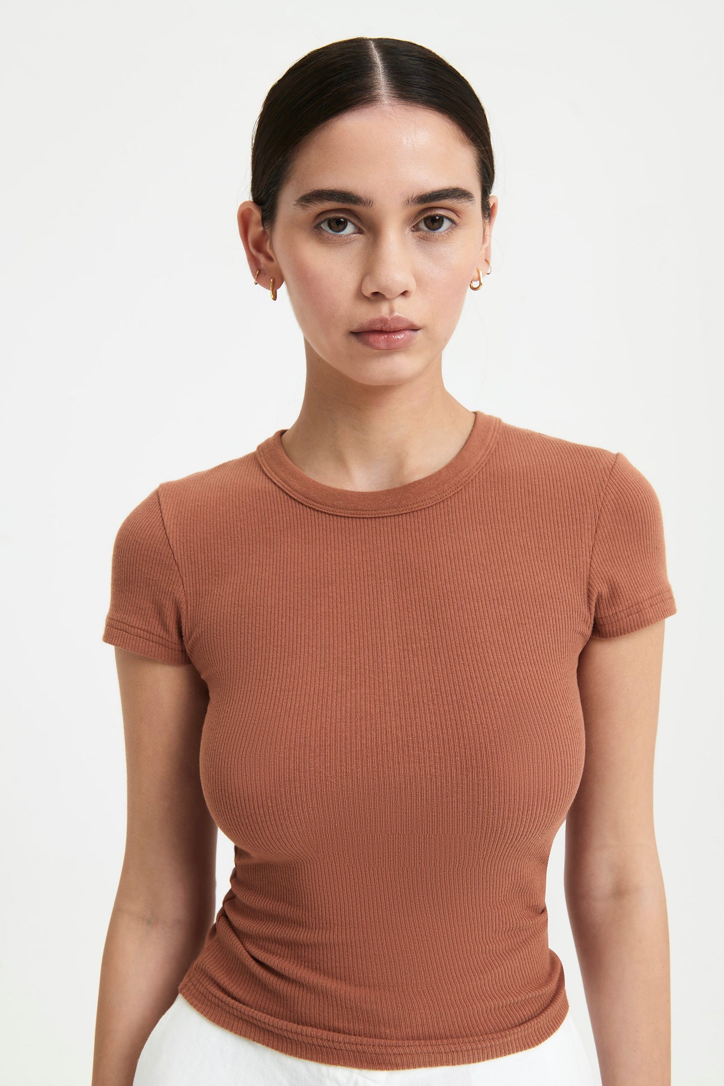 MONROE ORGANIC RIB TEE