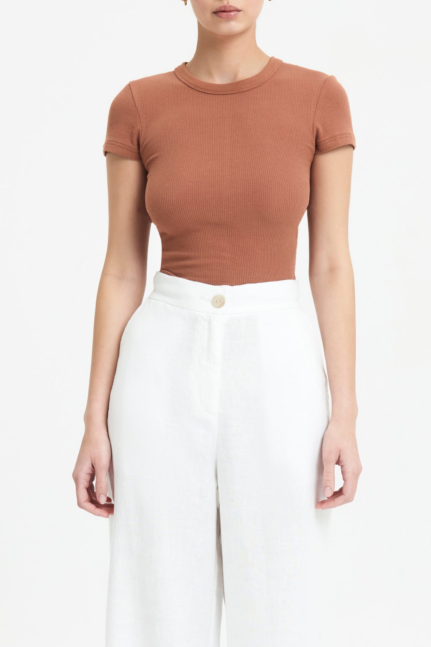 MONROE ORGANIC RIB TEE