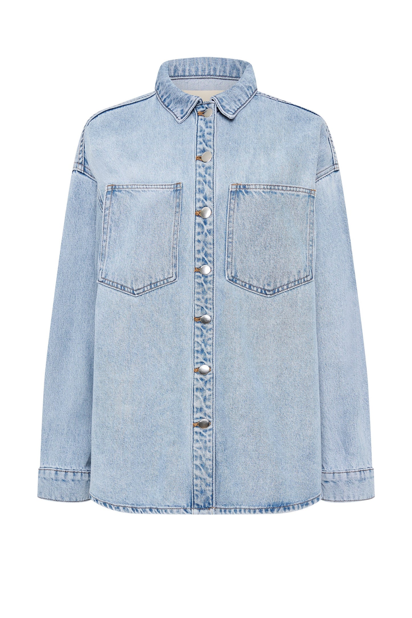 ORGANIC DENIM OVERSHIRT