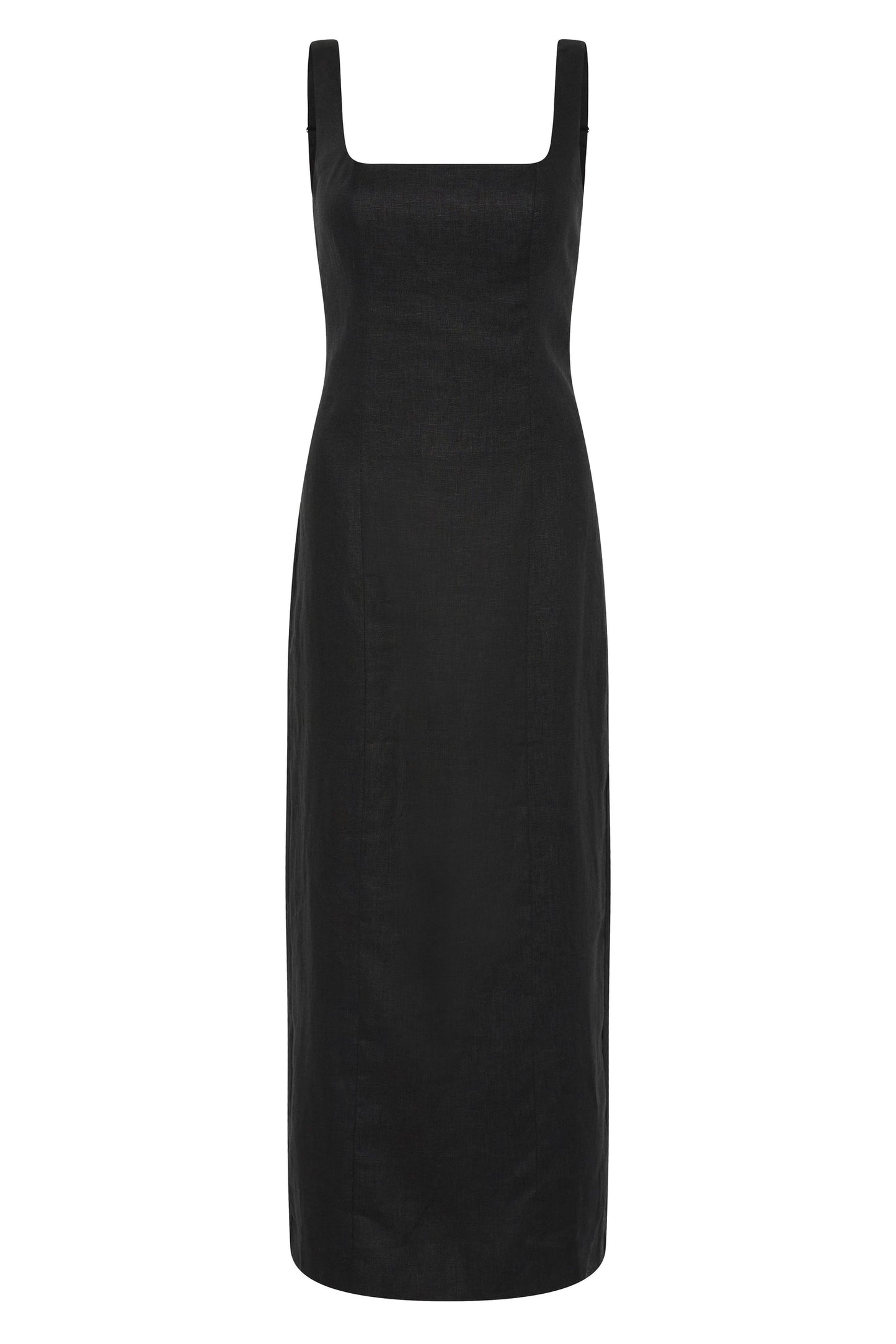 MONROE LINEN MIDI DRESS