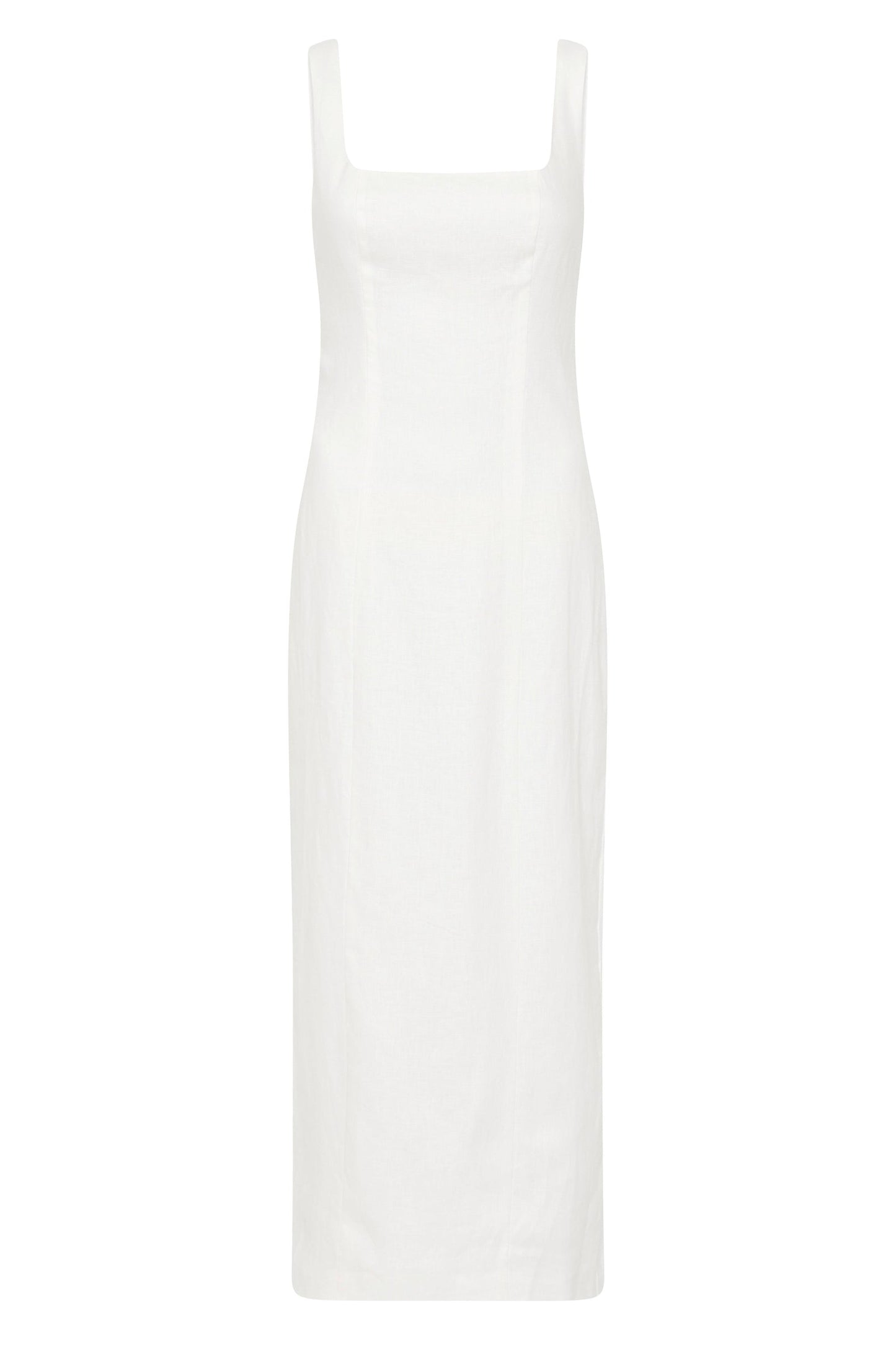 MONROE LINEN MIDI DRESS