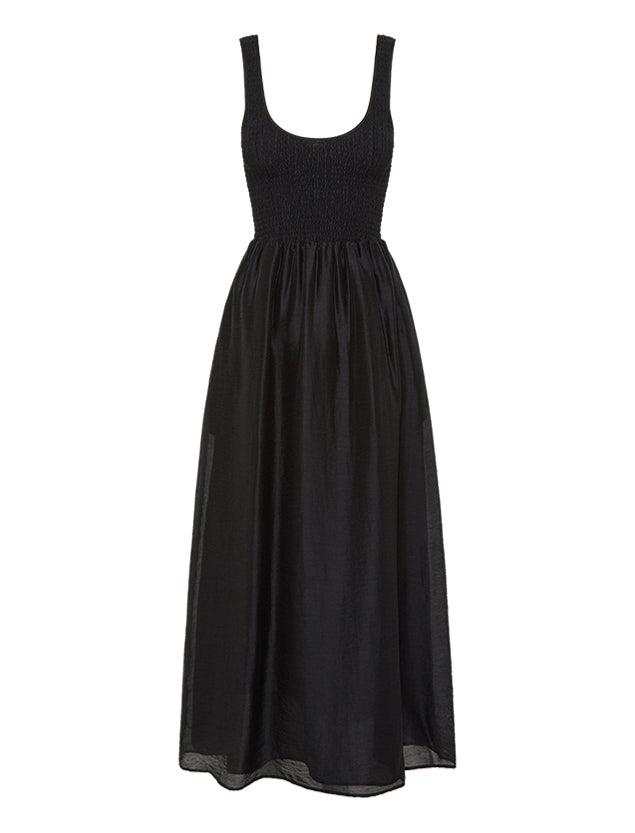 ELIO LINEN MAXI DRESS