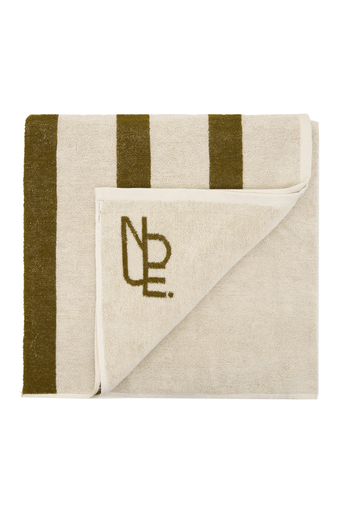 NUDE EMBLEM STRIPE TOWEL