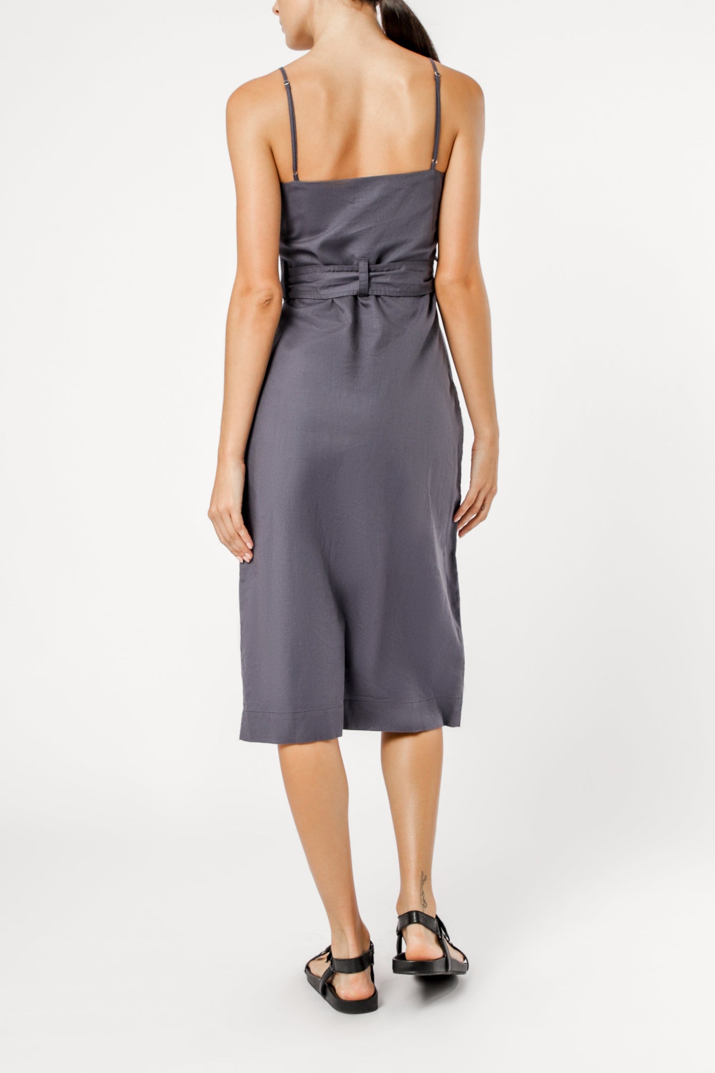 NEVE LINEN MIDI DRESS