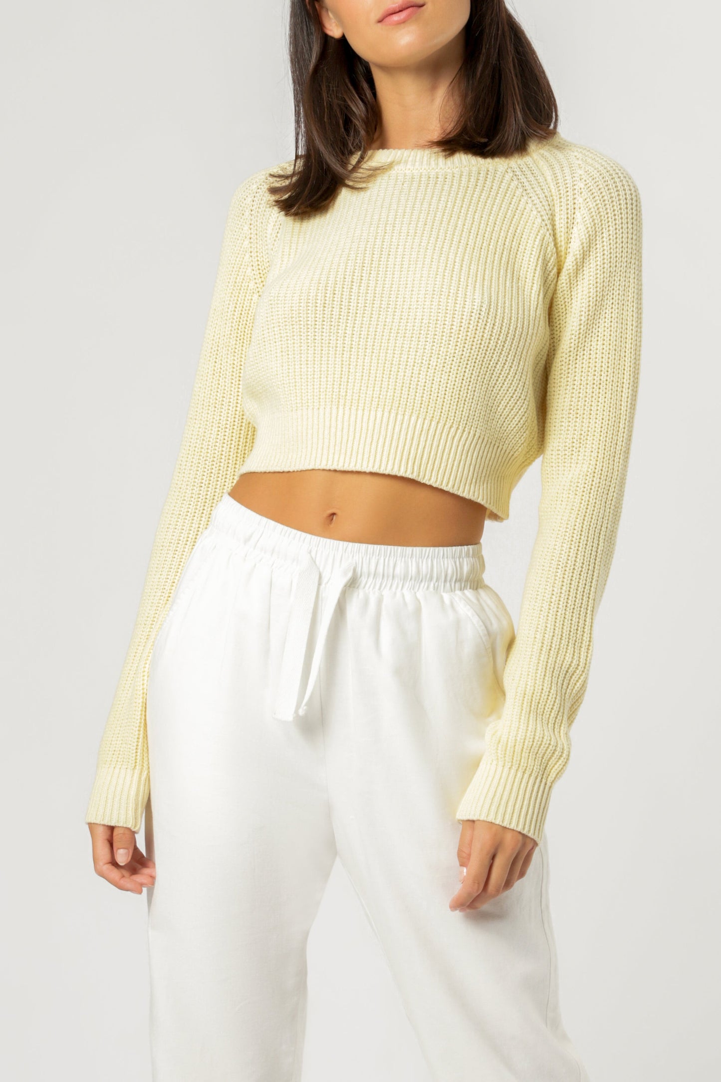 BROOKLYN CROP KNIT