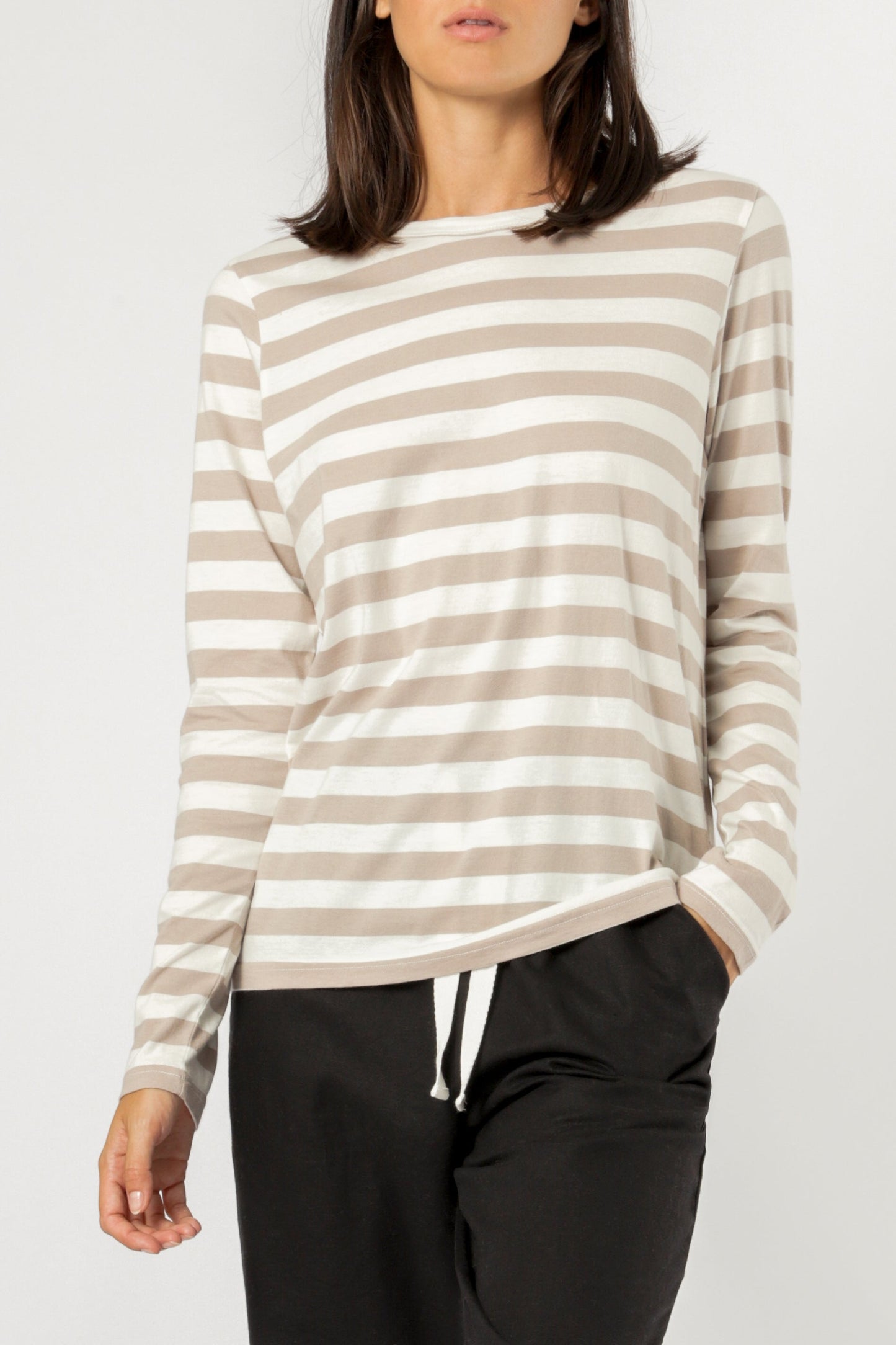 MARLEY LS STRIPE TEE
