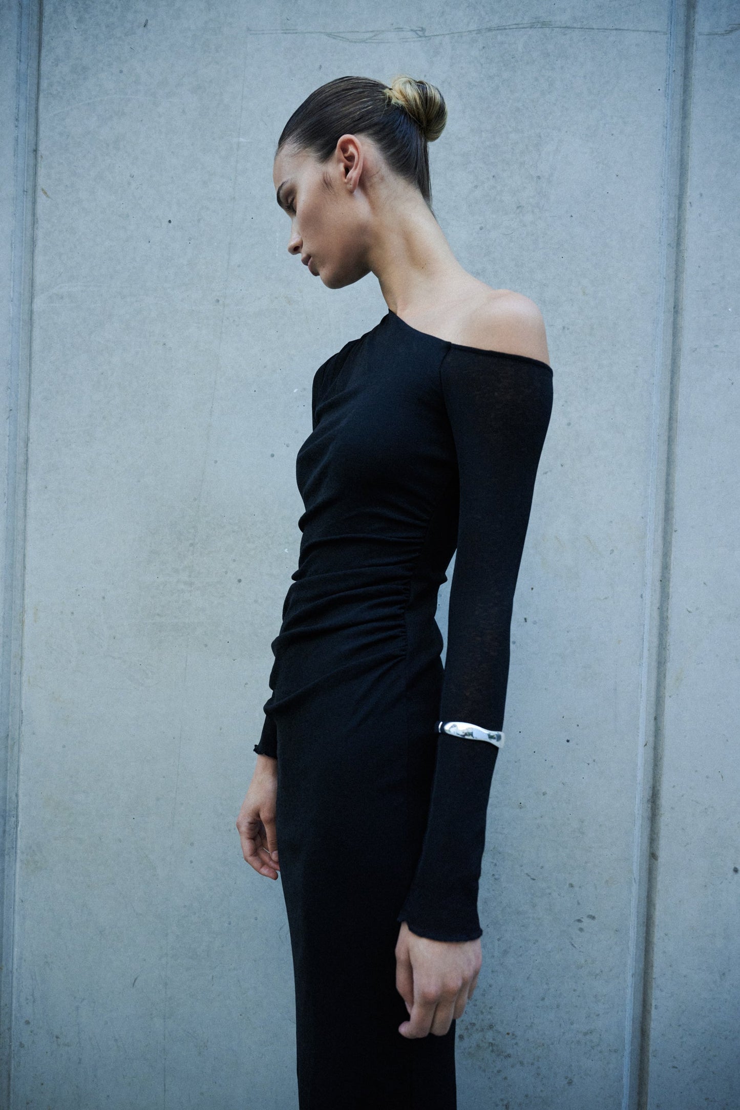 ORELIA LS MAXI DRESS