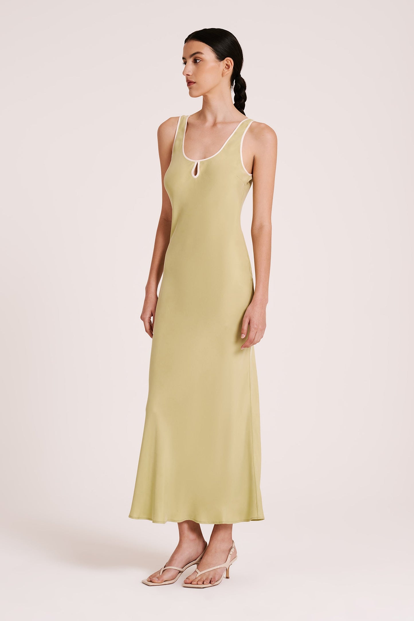 ENNI CUPRO SLIP DRESS