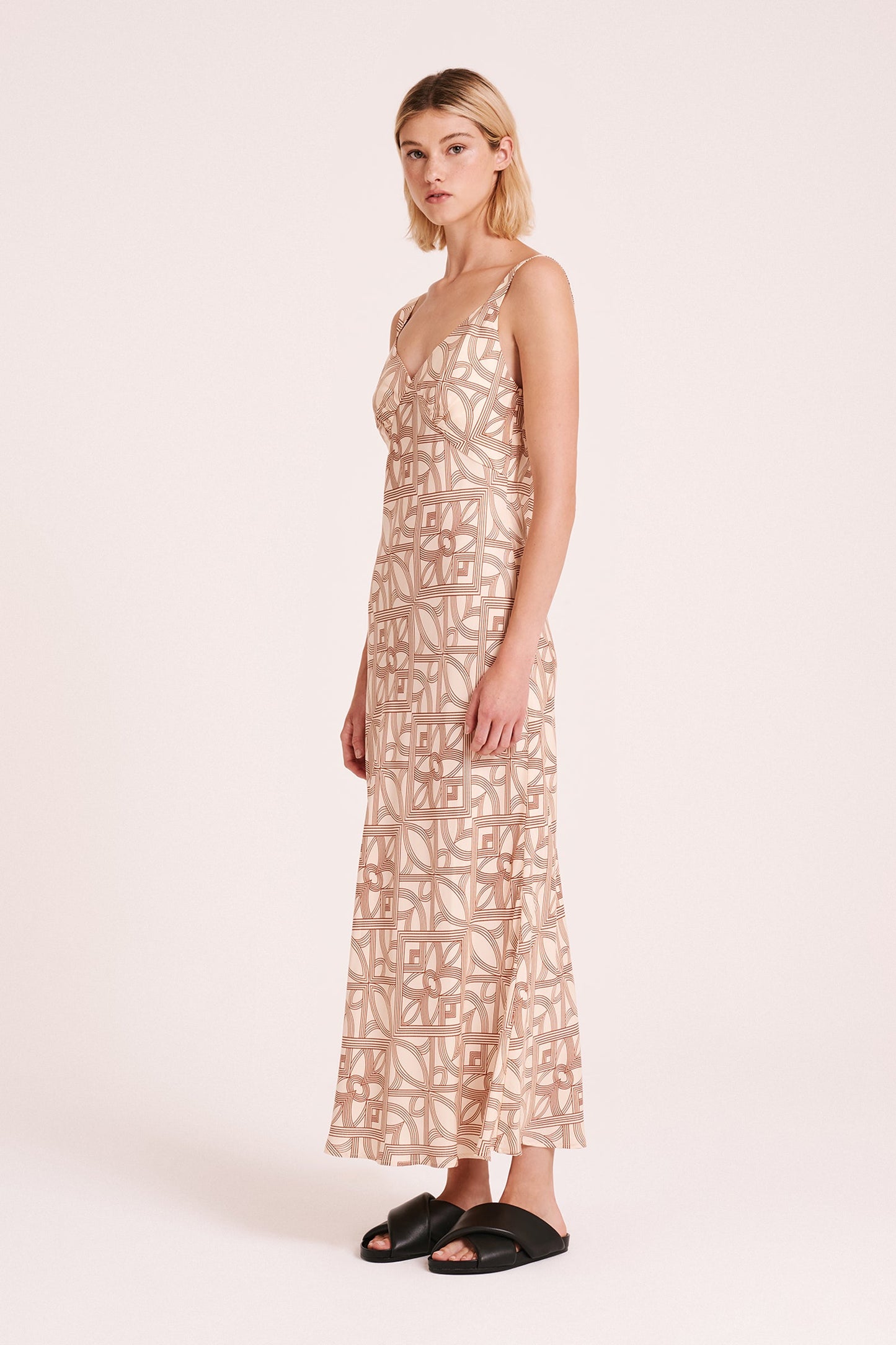 SHANI CUPRO DRESS
