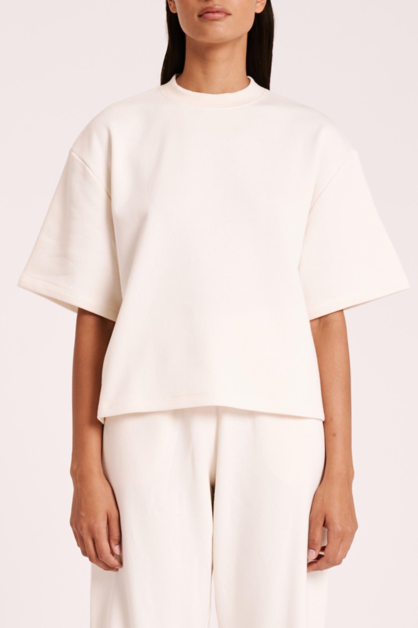 LOUNGE FLEECE TEE