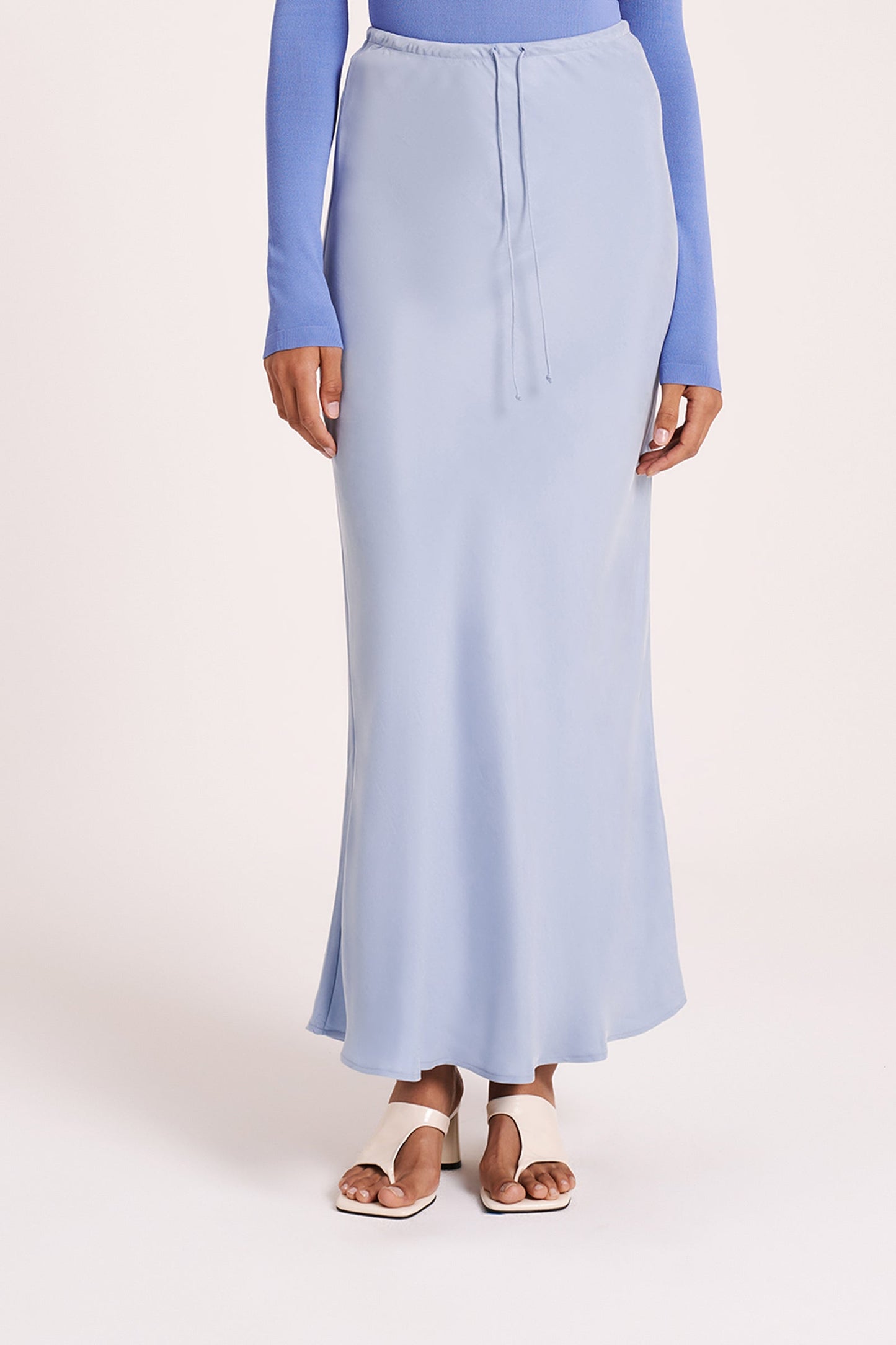 HAYZ CUPRO MAXI SKIRT