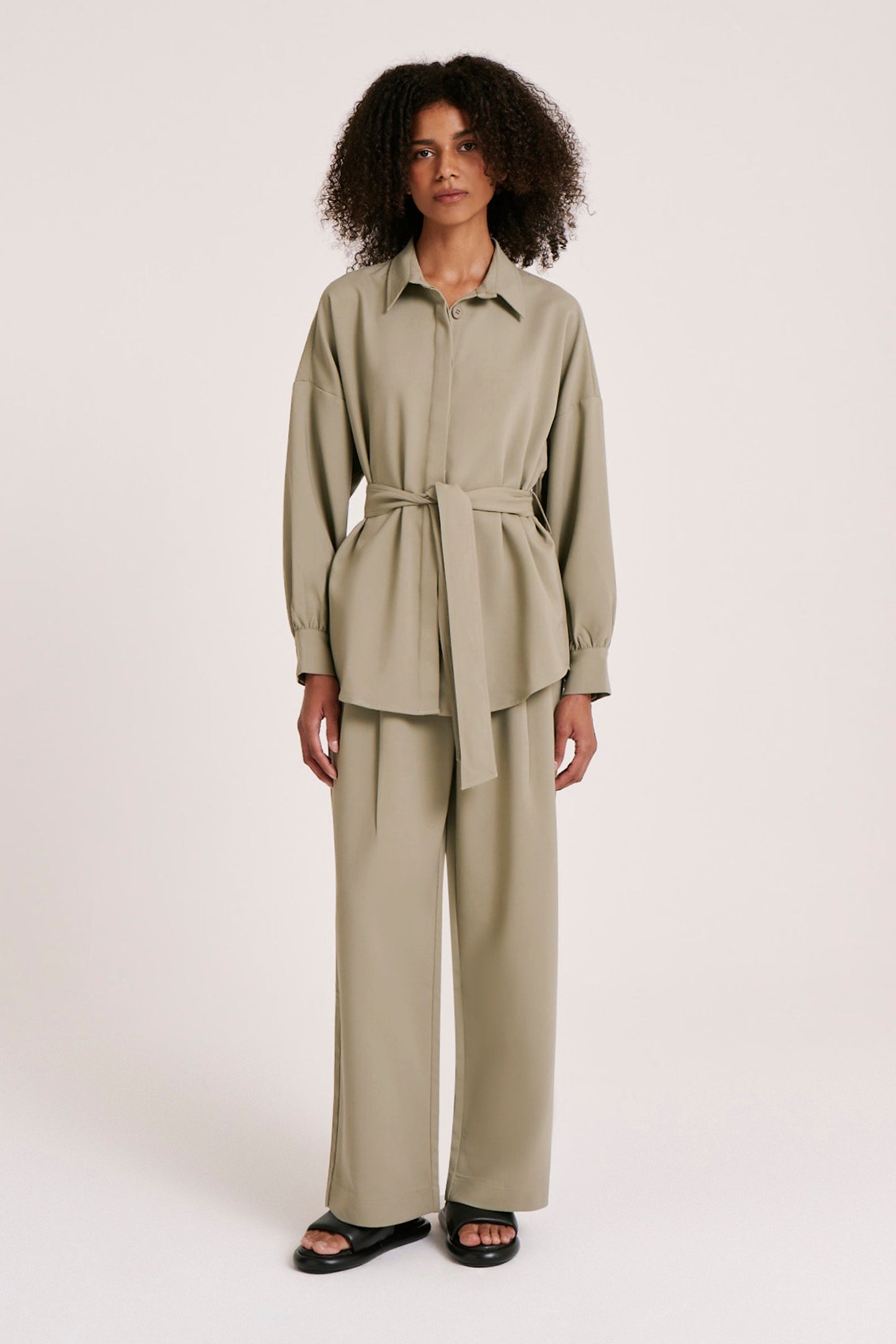 MANON TIE FRONT SHIRT