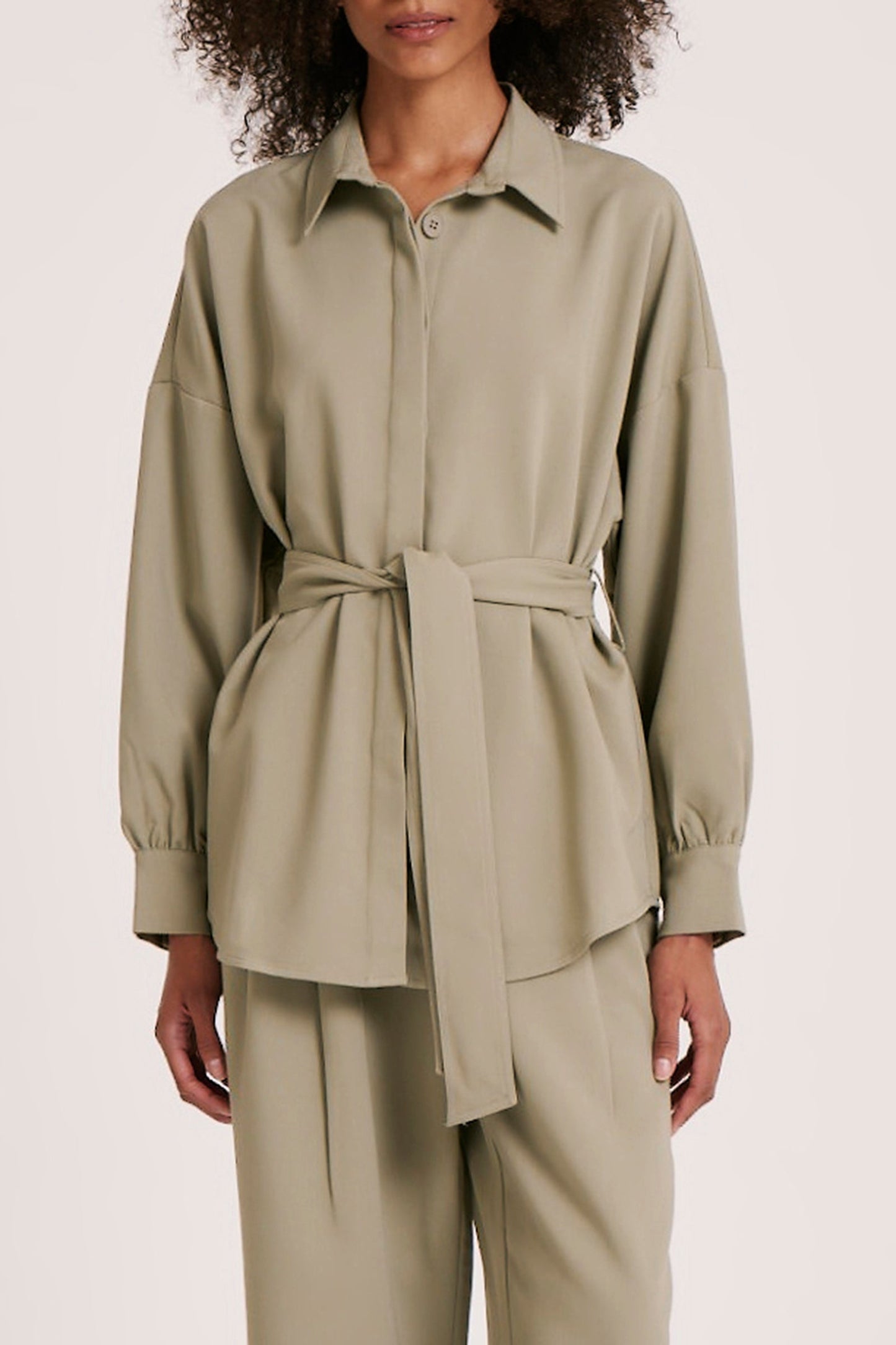 MANON TIE FRONT SHIRT