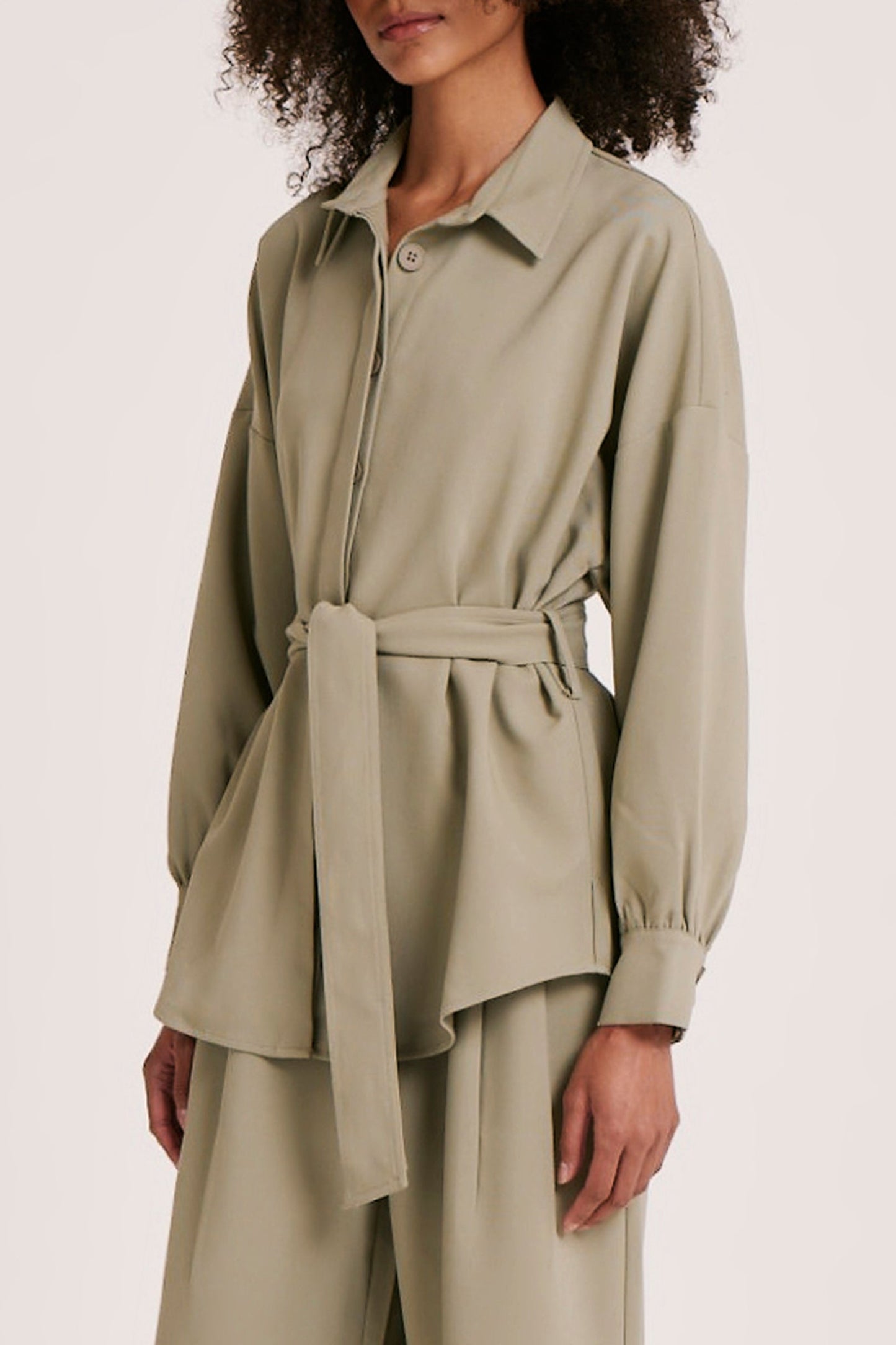 MANON TIE FRONT SHIRT