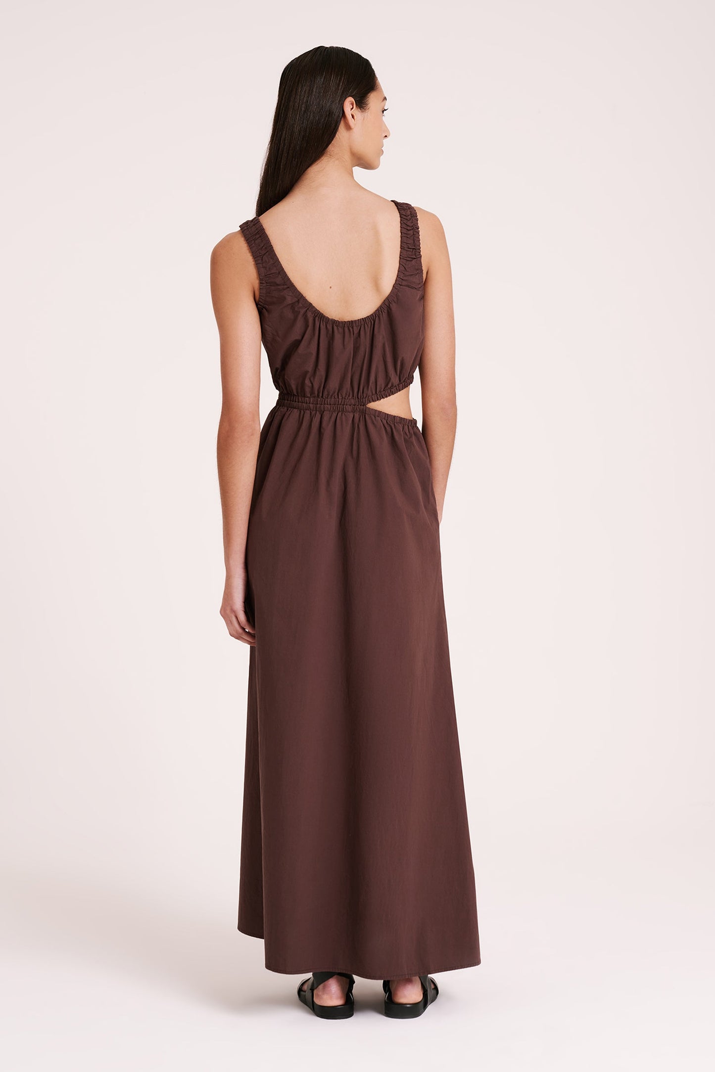 DEA POPLIN MAXI DRESS