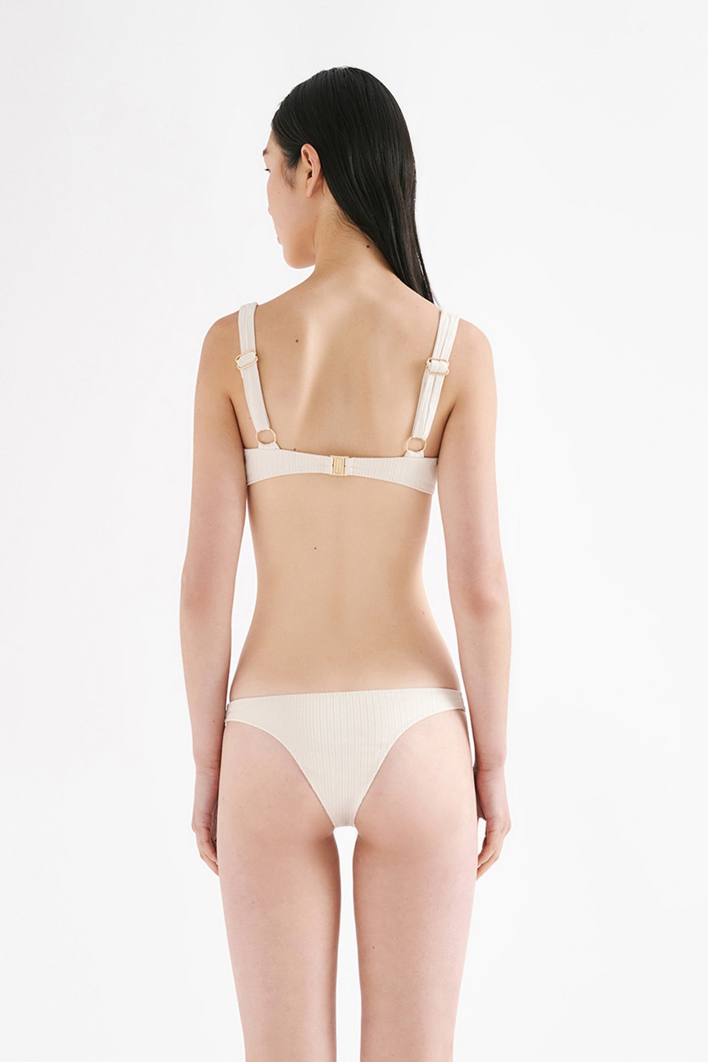 RIB THICK STRAP BRALETTE
