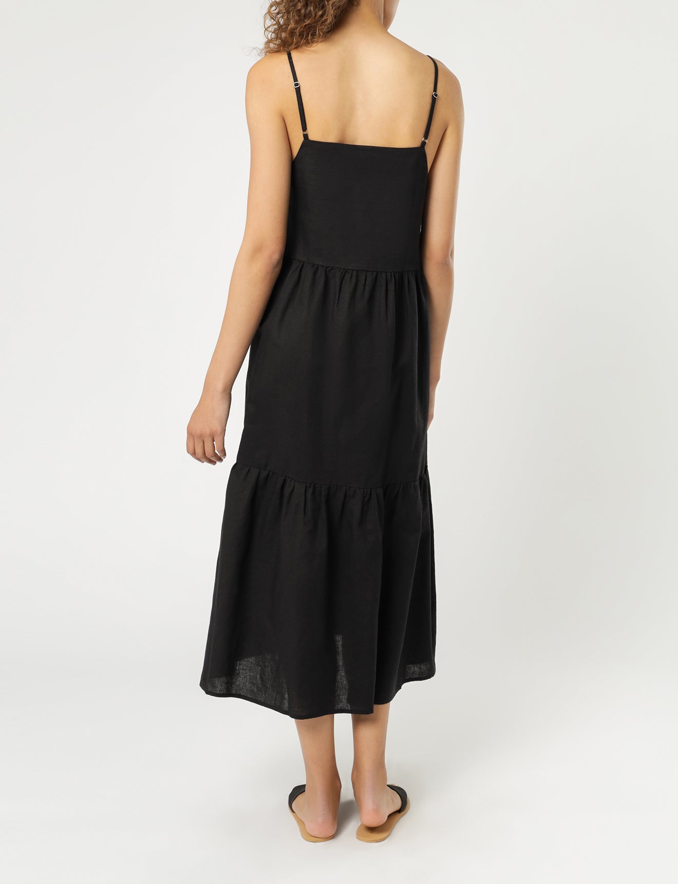 MILES LINEN MIDI DRESS