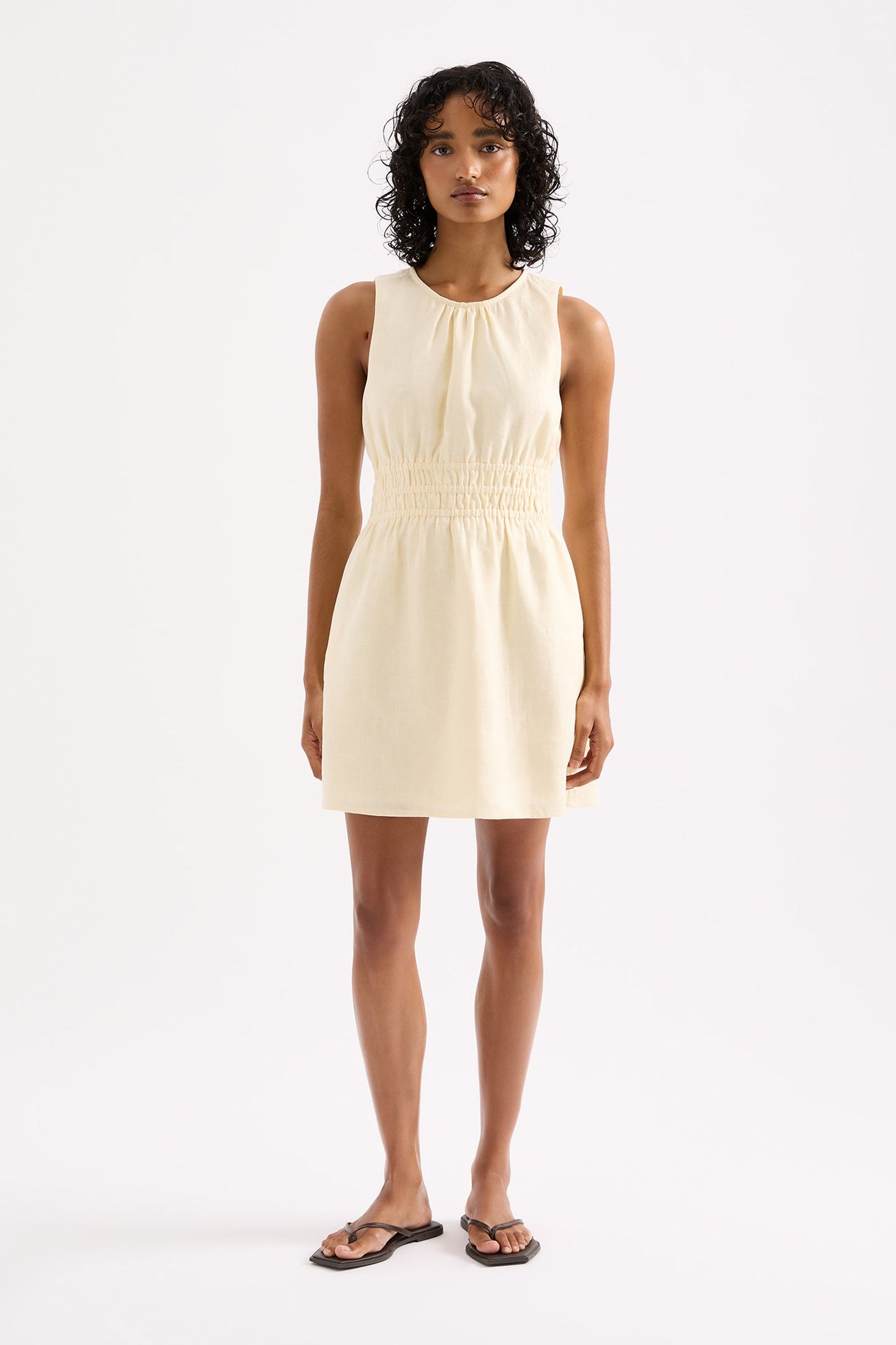JAXSON LINEN MINI DRESS