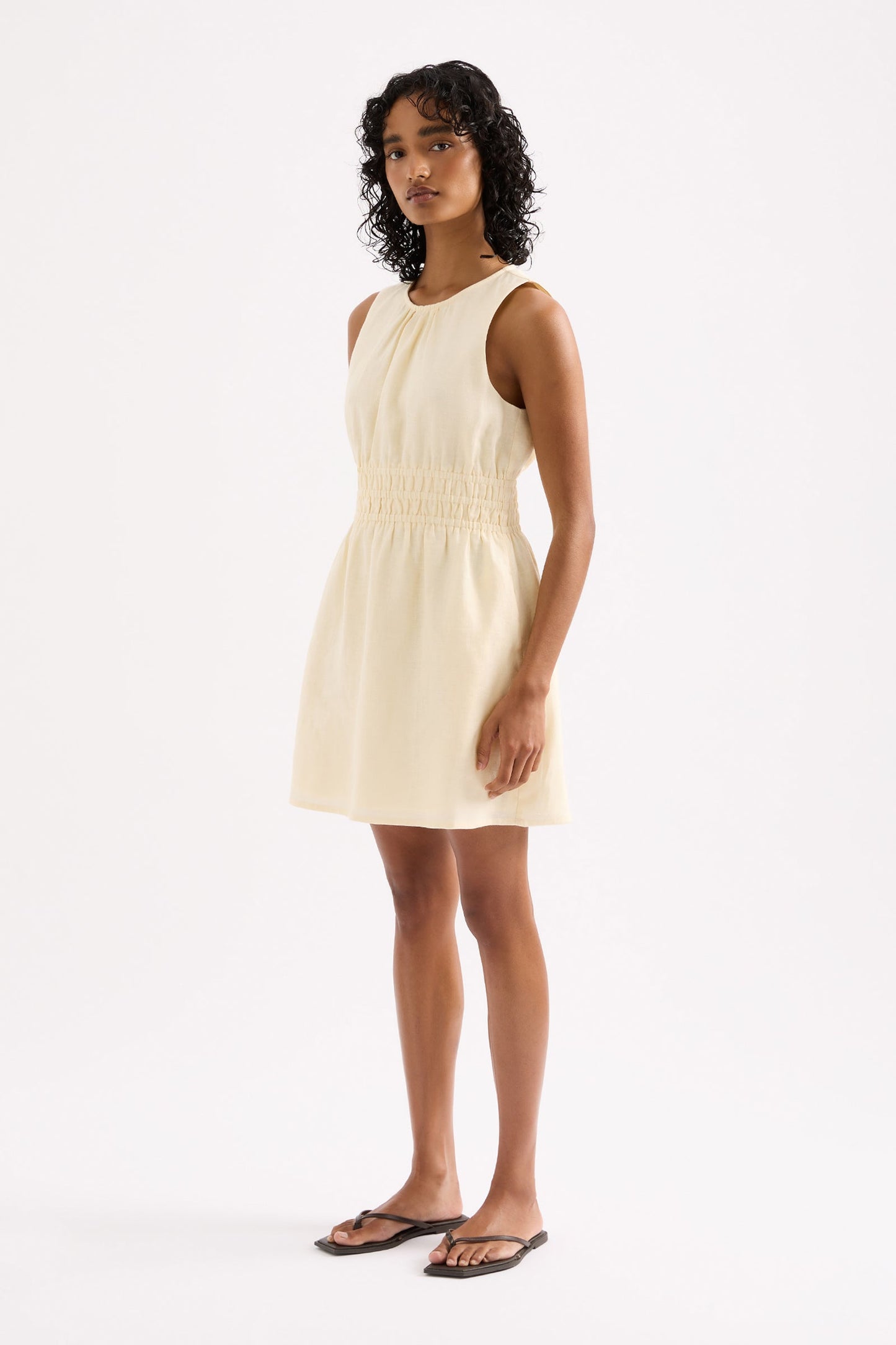 JAXSON LINEN MINI DRESS