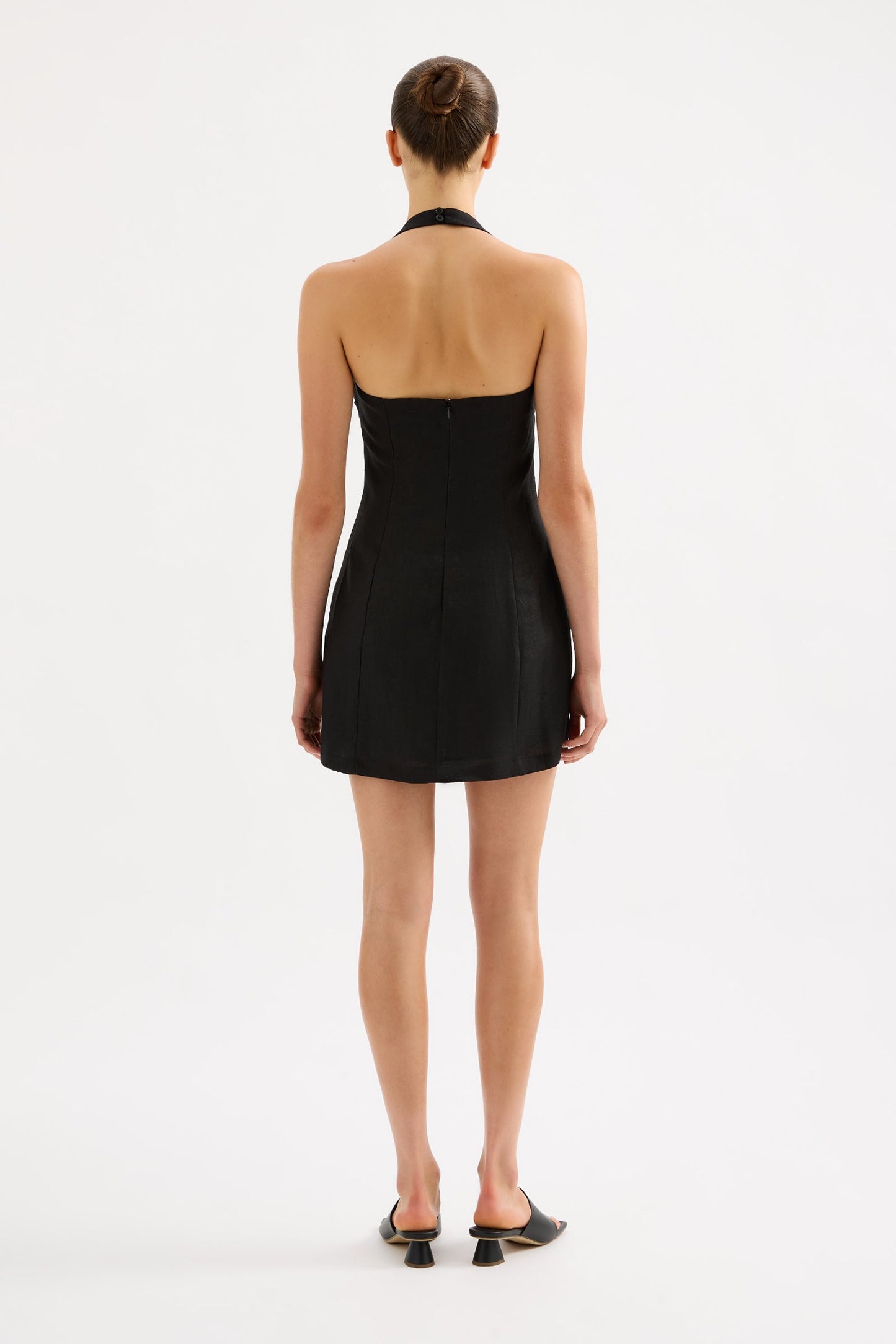 REYES LINEN MINI DRESS