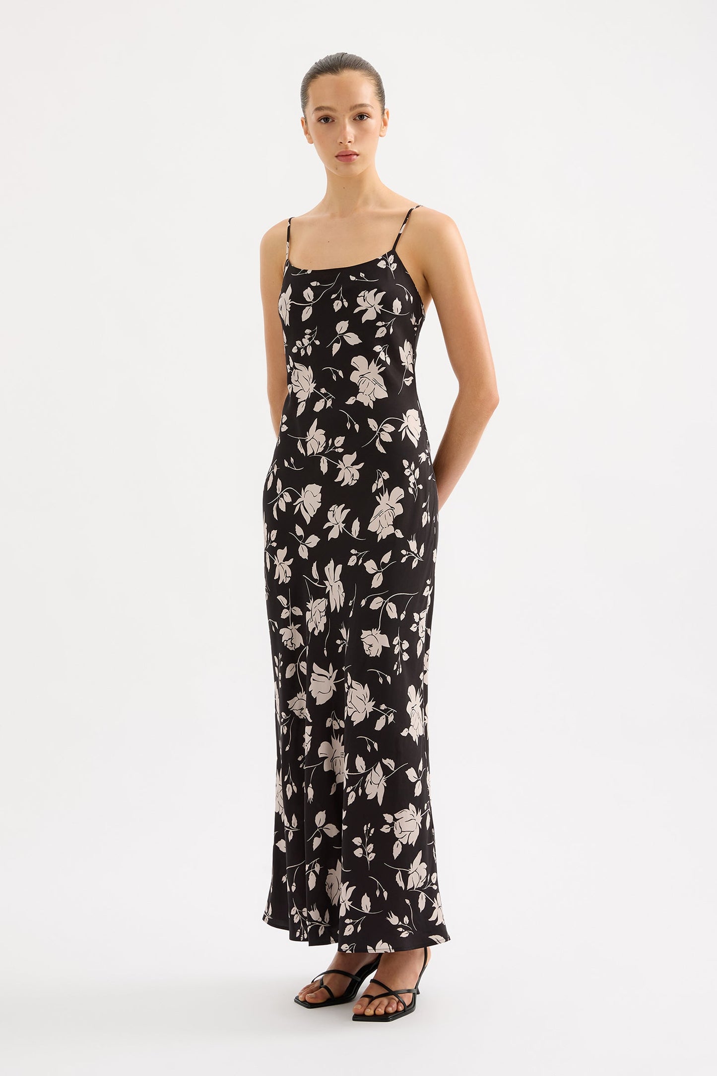 ALBA CUPRO MAXI DRESS