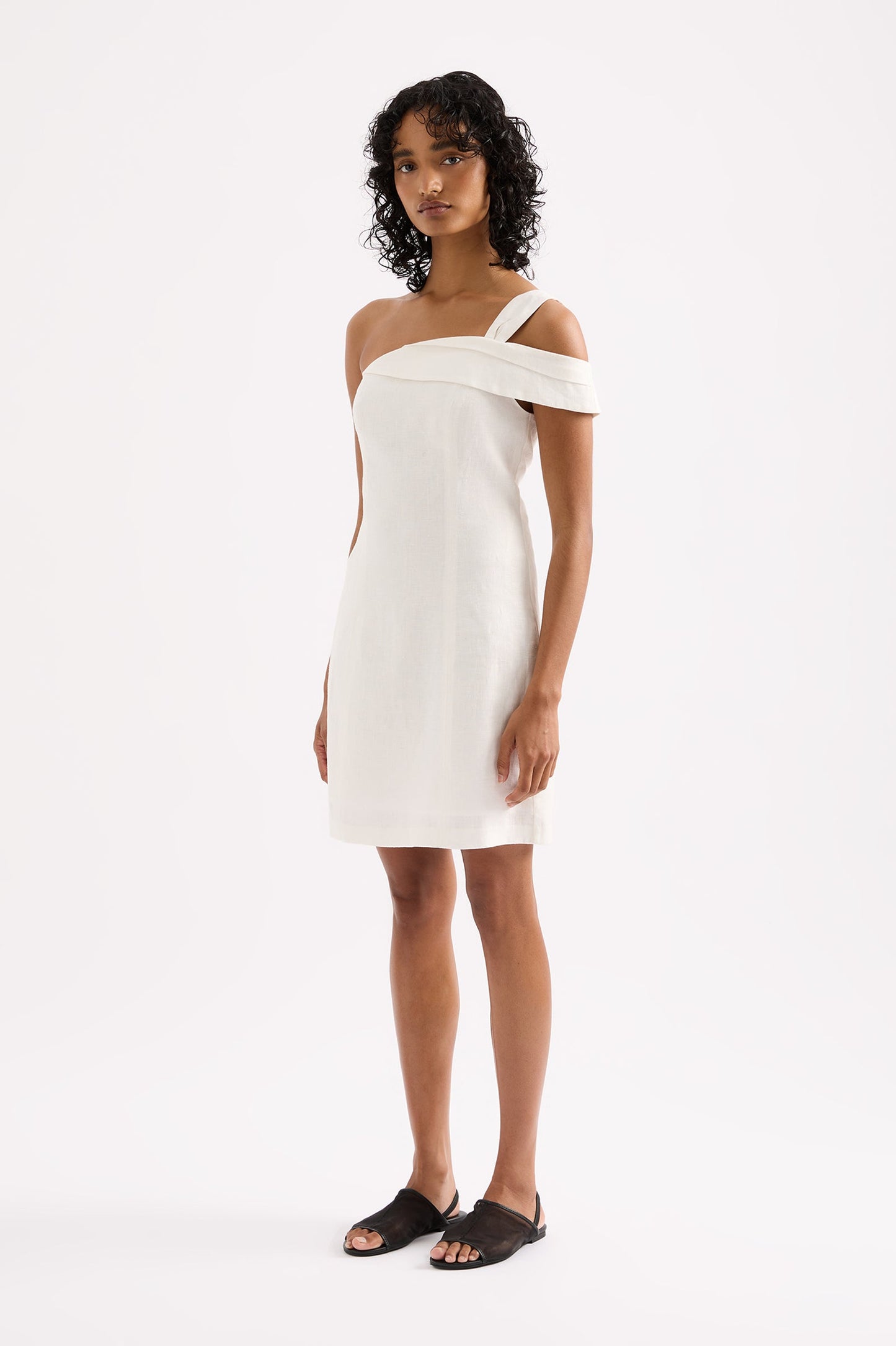 REESE LINEN MINI DRESS