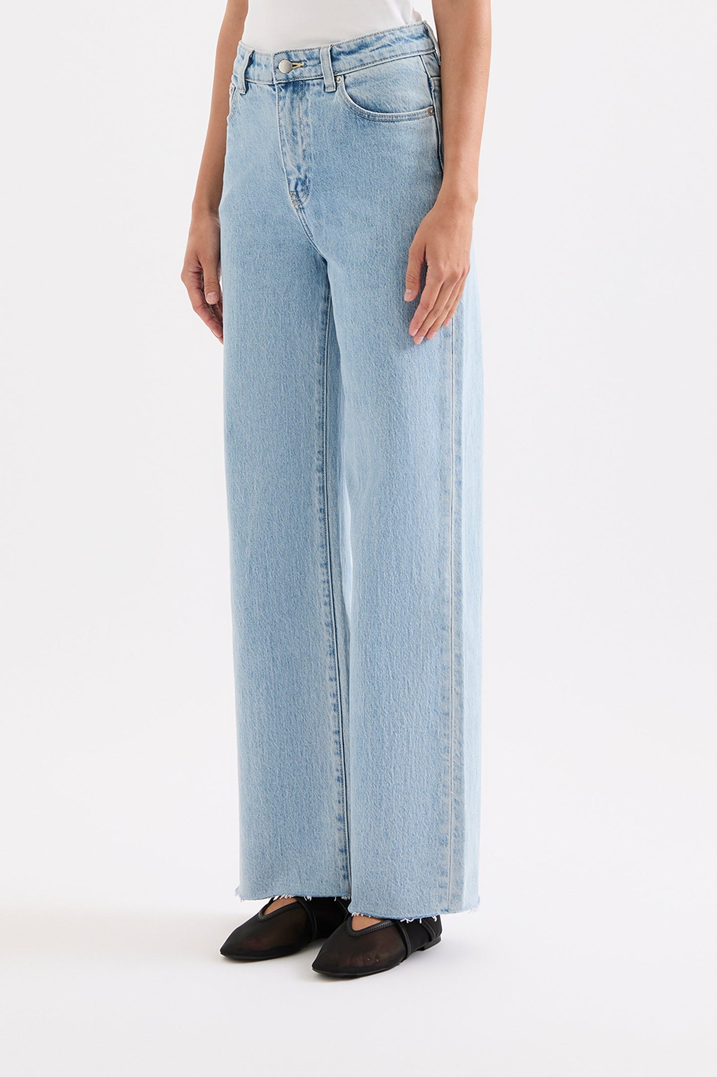 CALI STRETCH WIDE LEG JEAN