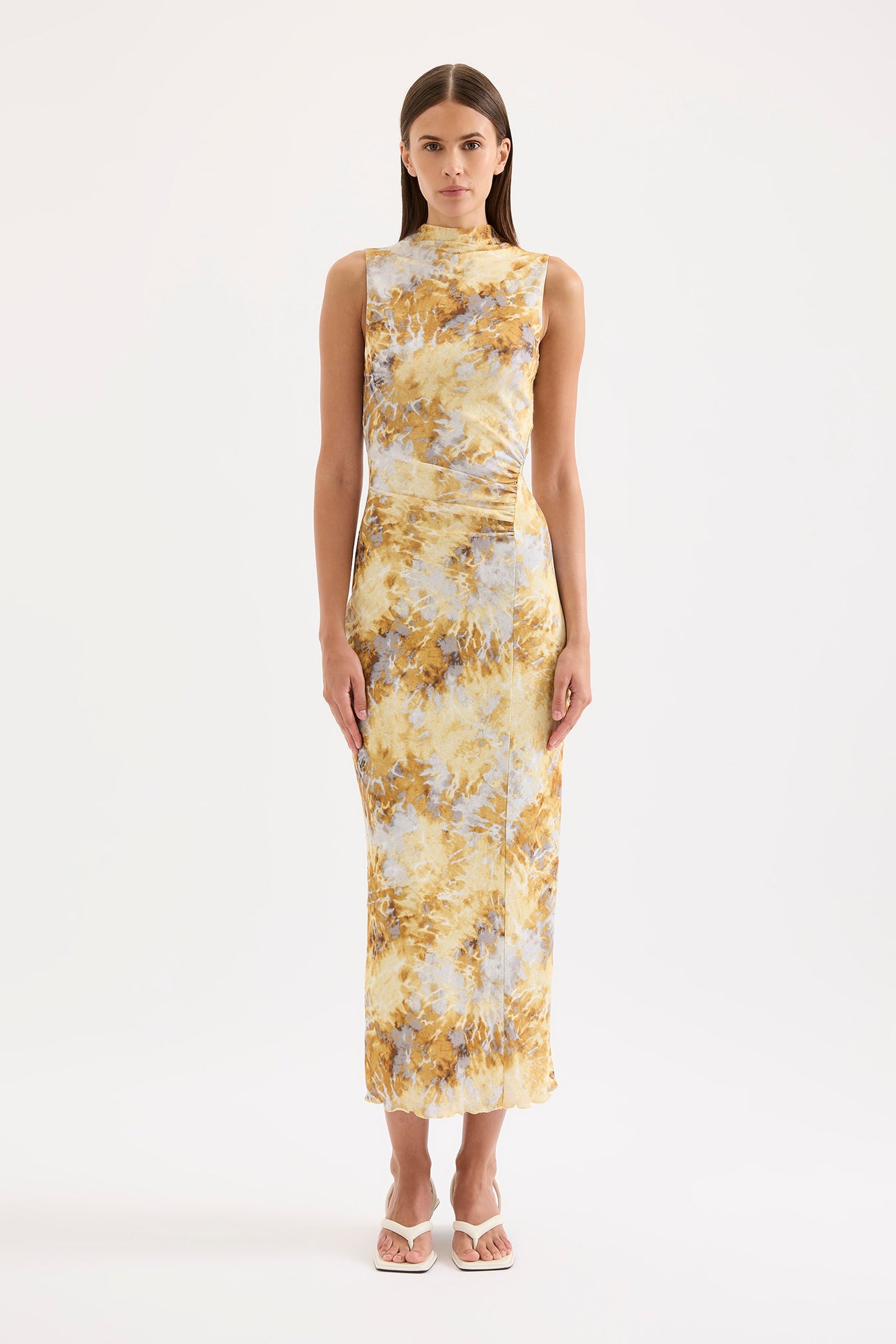 LUMINE MESH MAXI DRESS