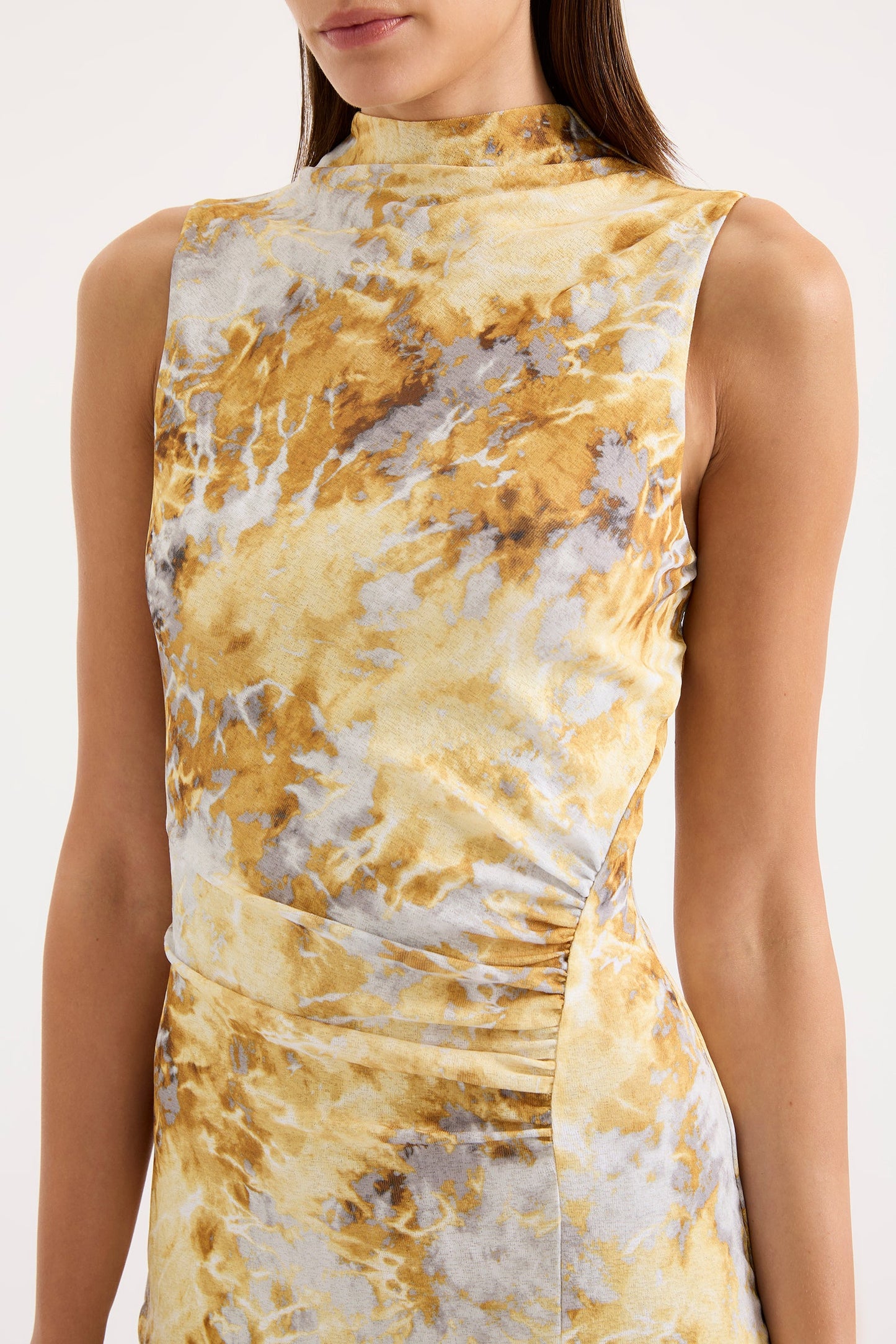 LUMINE MESH MAXI DRESS