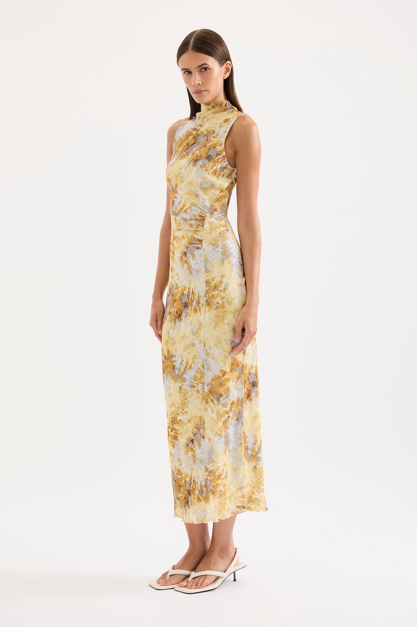 LUMINE MESH MAXI DRESS