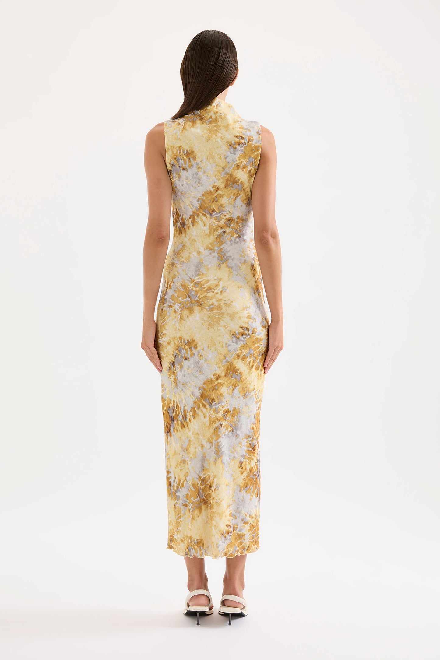 LUMINE MESH MAXI DRESS