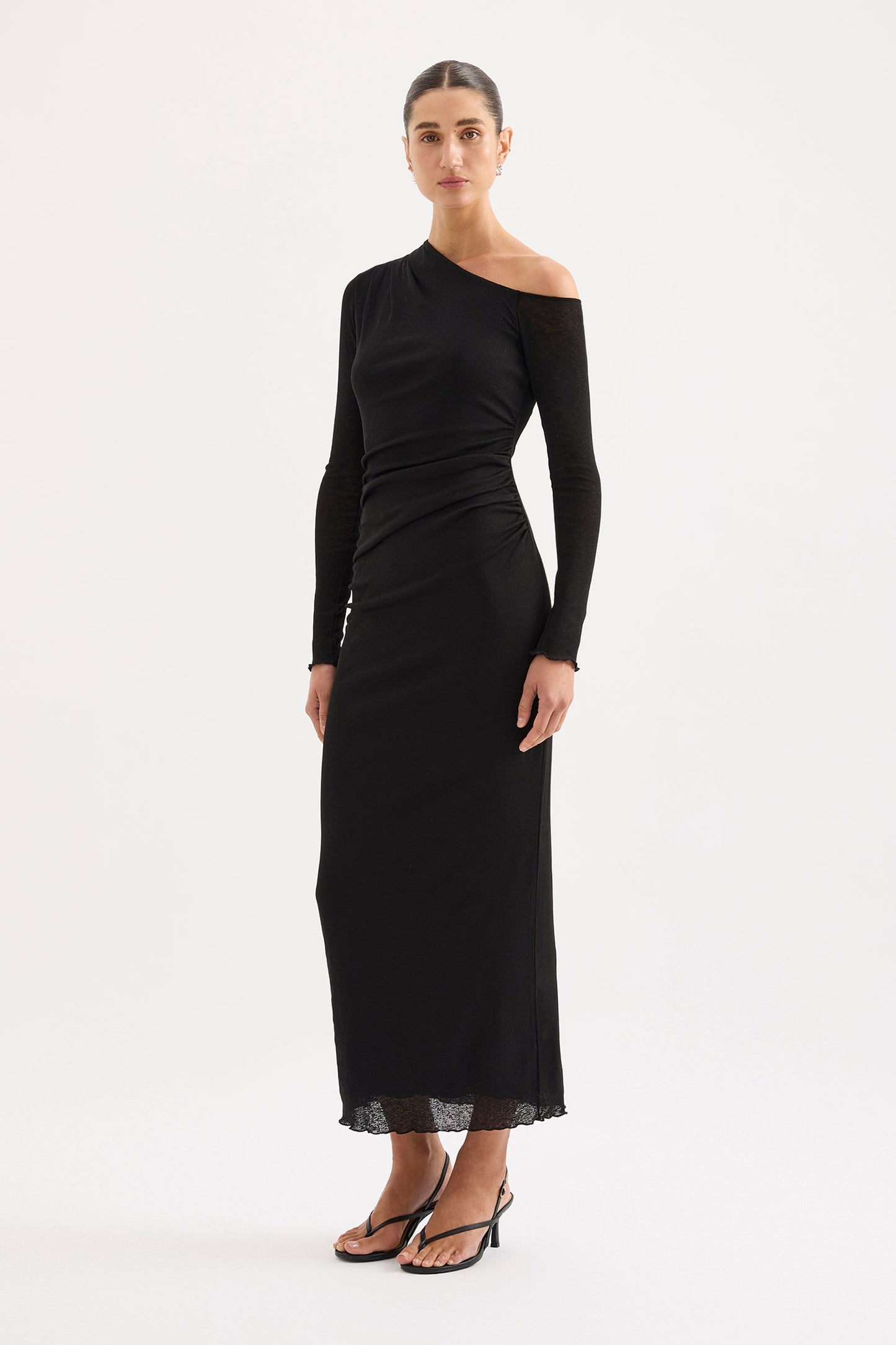 ORELIA LS MAXI DRESS