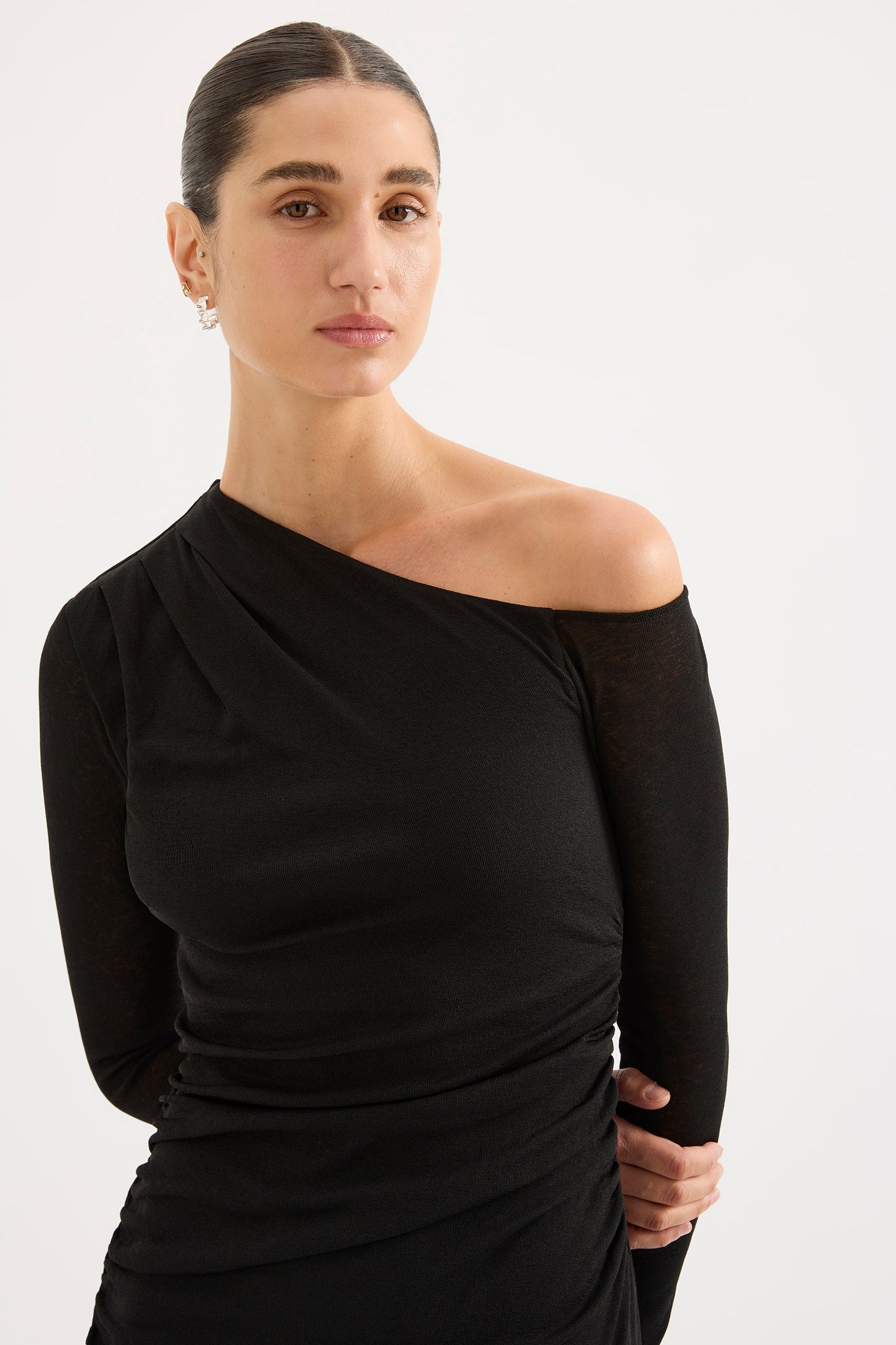 ORELIA LS MAXI DRESS