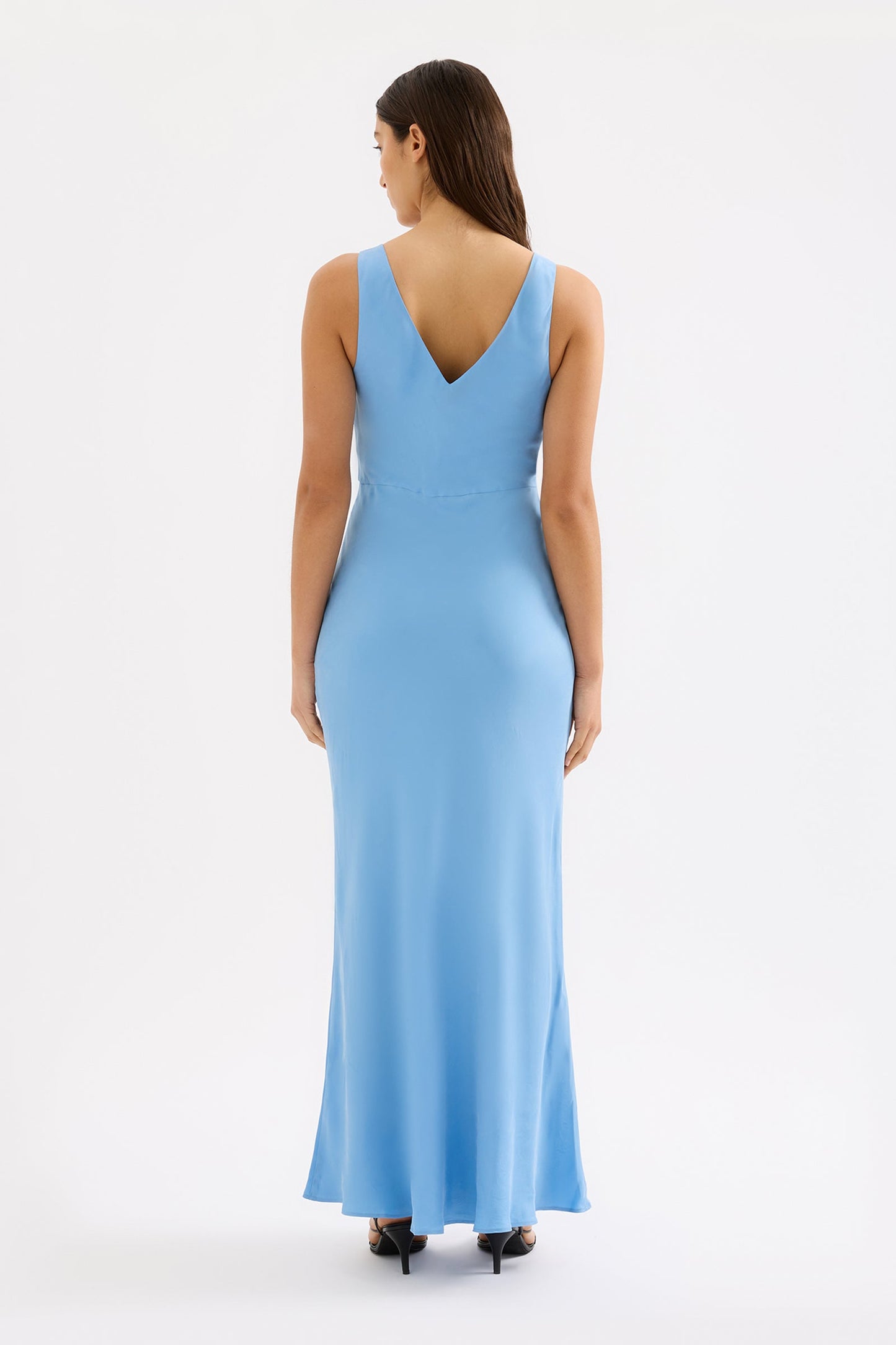 HARPER CUPRO MAXI DRESS