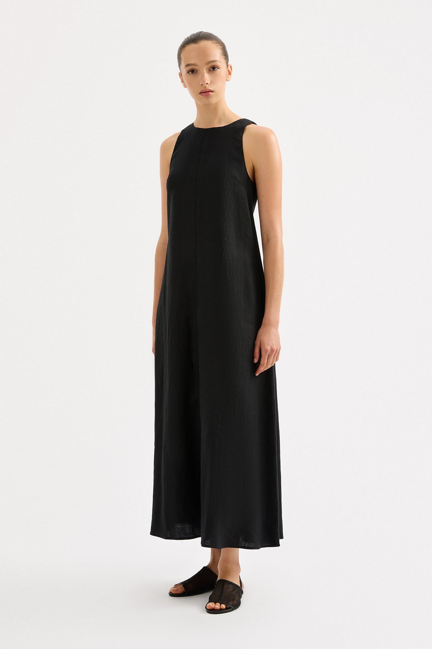 DESI LINEN MAXI DRESS